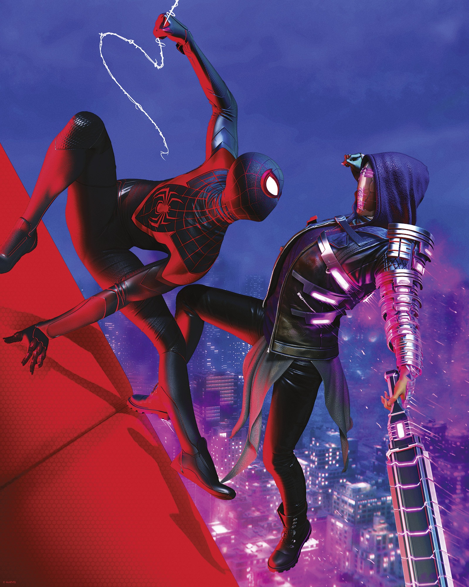 Komar Wandbild »Marvel Spider-Man Fight«, Disney, (Set, 1 St.), 40 x 50 cm (Breite x Höhe) - Kinderzimmer, Dekoration