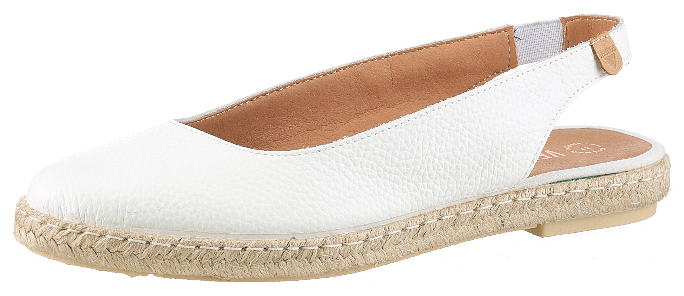 VERBENAS Slingsandale »Kiara Nucleo«, Sommerschuh, Slingsandale, Slipper, Schlupfschuh mit Juterahmen