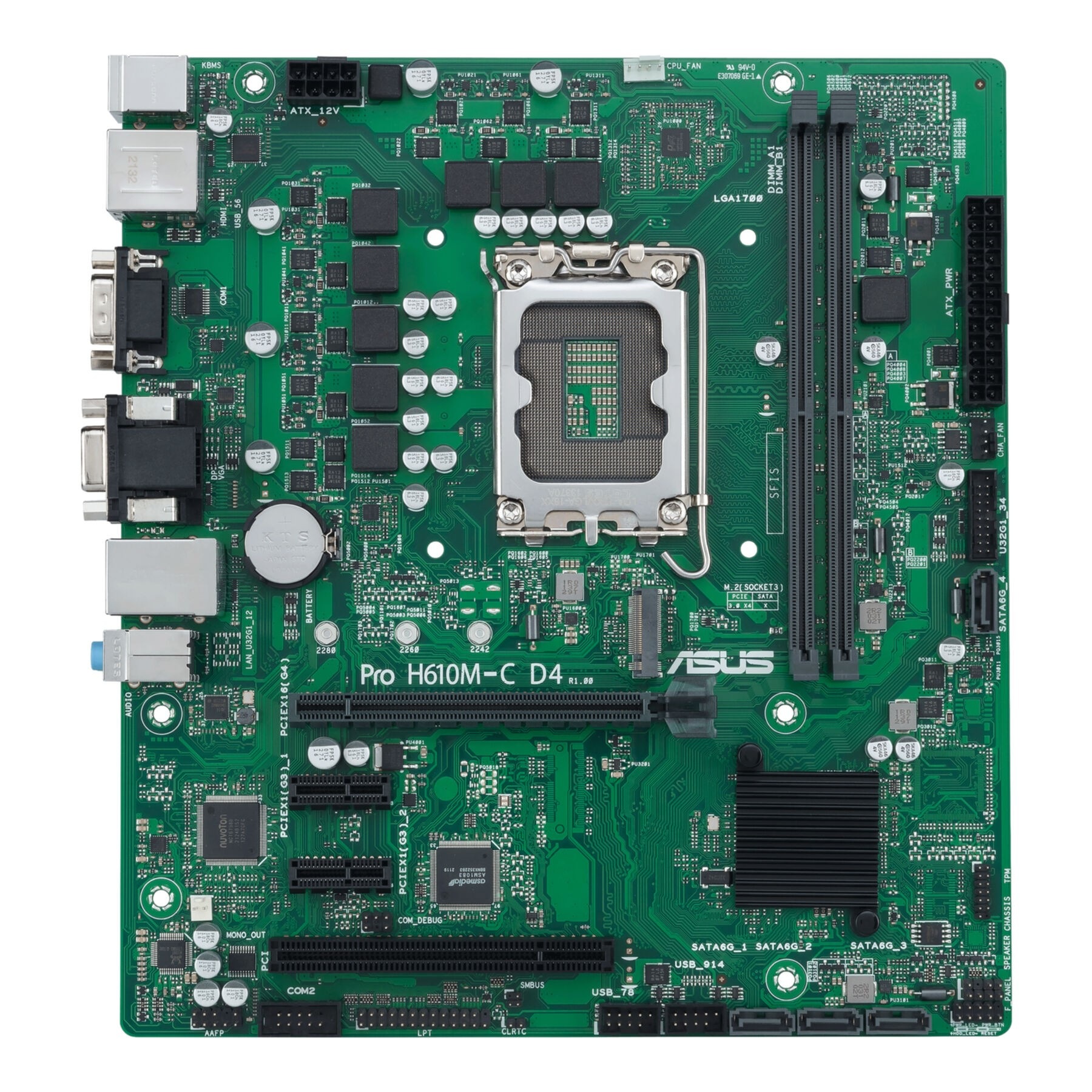 Asus Mainboard »PRO H610M-C D4-CSM«