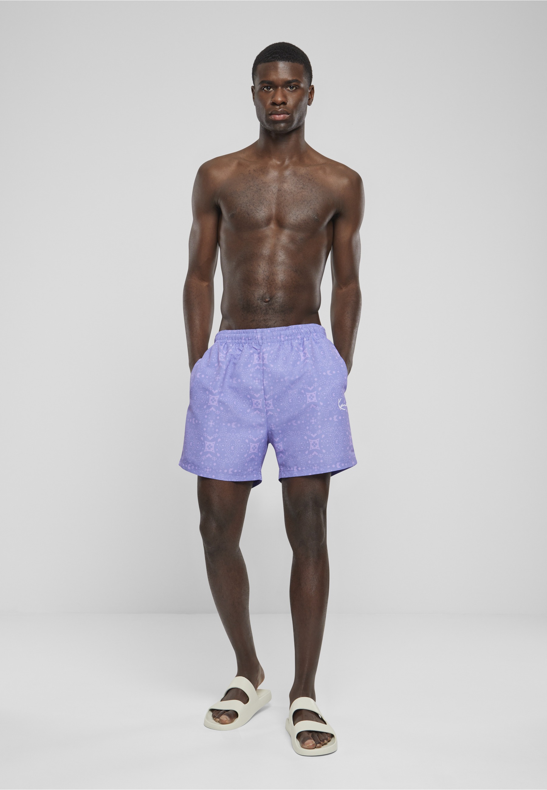 Karl Kani Badeshorts »Karl Kani Herren KM241-056-1 Signautre Paisley Swim Shorts«