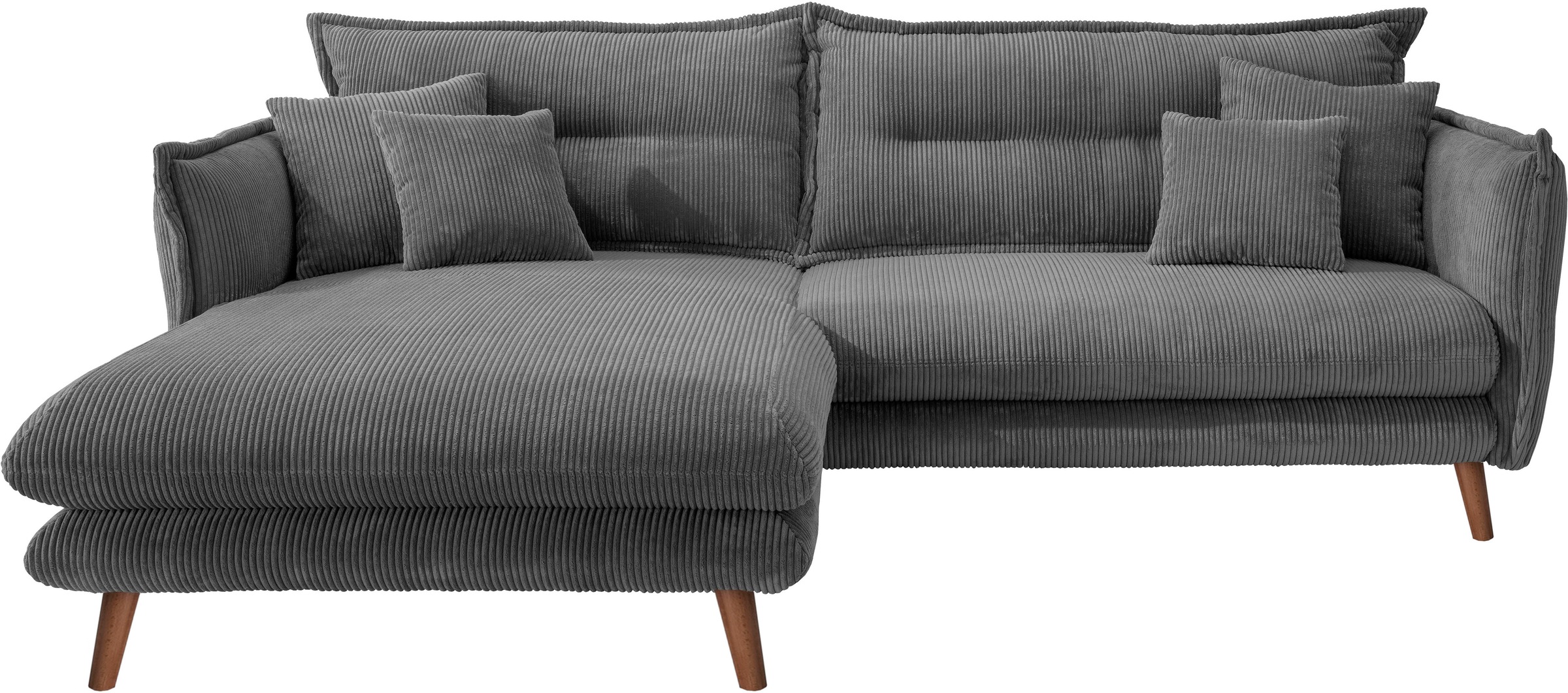 INOSIGN Ecksofa »Lazio modern und bequem, schmale Armlehnen, tolle Detailve günstig online kaufen