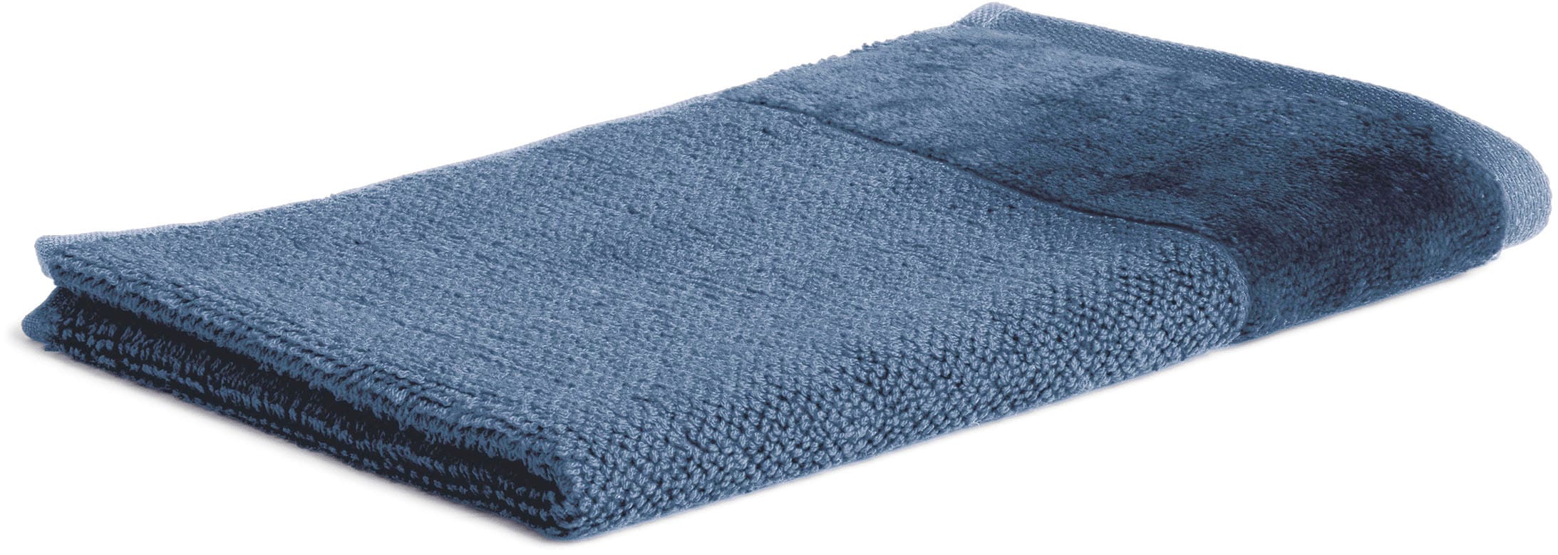 Gästehandtuch »Bamboo Luxe« besonders weich & voluminös blau Walkfrottier, Obermaterial: 60% Baumwolle, 40% Viskose B/L: 30cmx50cm, 1 Stk., 