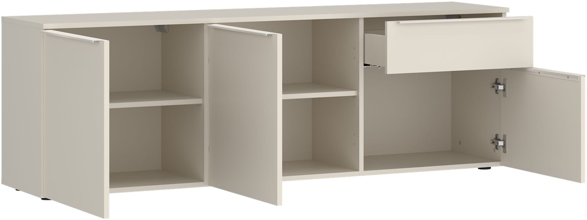 TOM TAILOR HOME Sideboard Lowboard, Breite 165 cm,3 Türen,1 Schublade, viel Stauraum