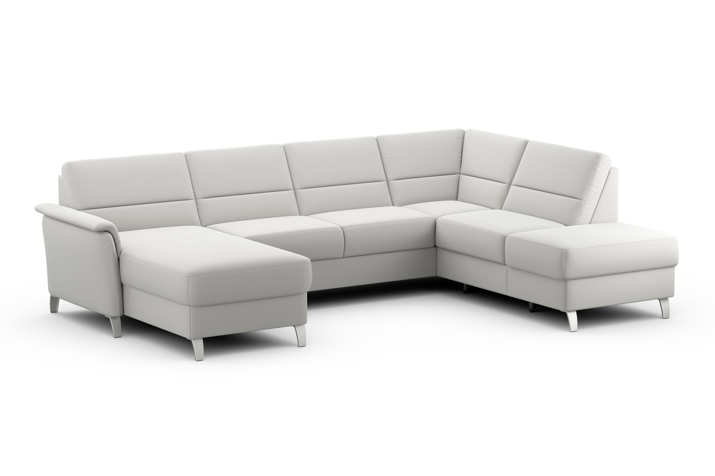 sit&more Wohnlandschaft »Palmera U-Form«, Federkern, wahlweise mit Bettfunktion und mit/ohne Stauraum
