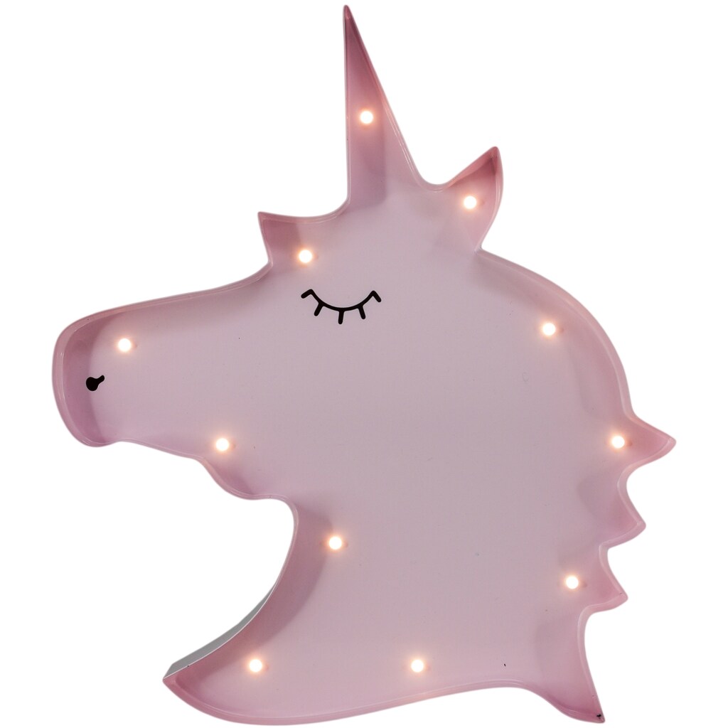 MARQUEE LIGHTS LED Dekolicht »Unicorn Head«, 11 flammig-flammig