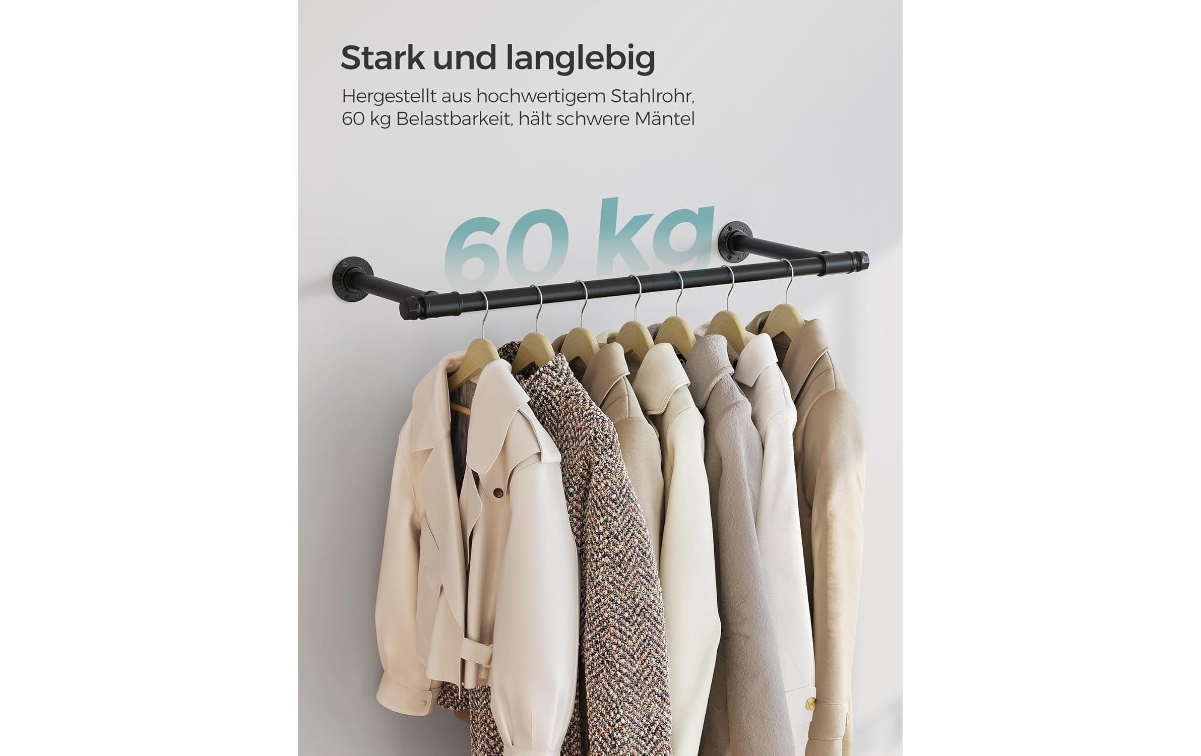 SONGMICS Wandgarderobe »2 Stück 84 cm x 7 cm« 2 Stk. tlg.