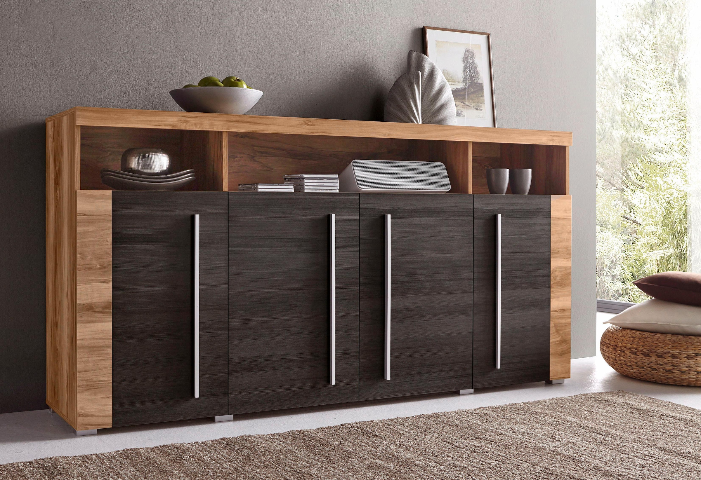 INOSIGN Sideboard »Roger,Breite 182cm, stilvolle Schrank mit 4 Türen«, Kommode mit viel Stauraum, Einlegeböden verstellbar