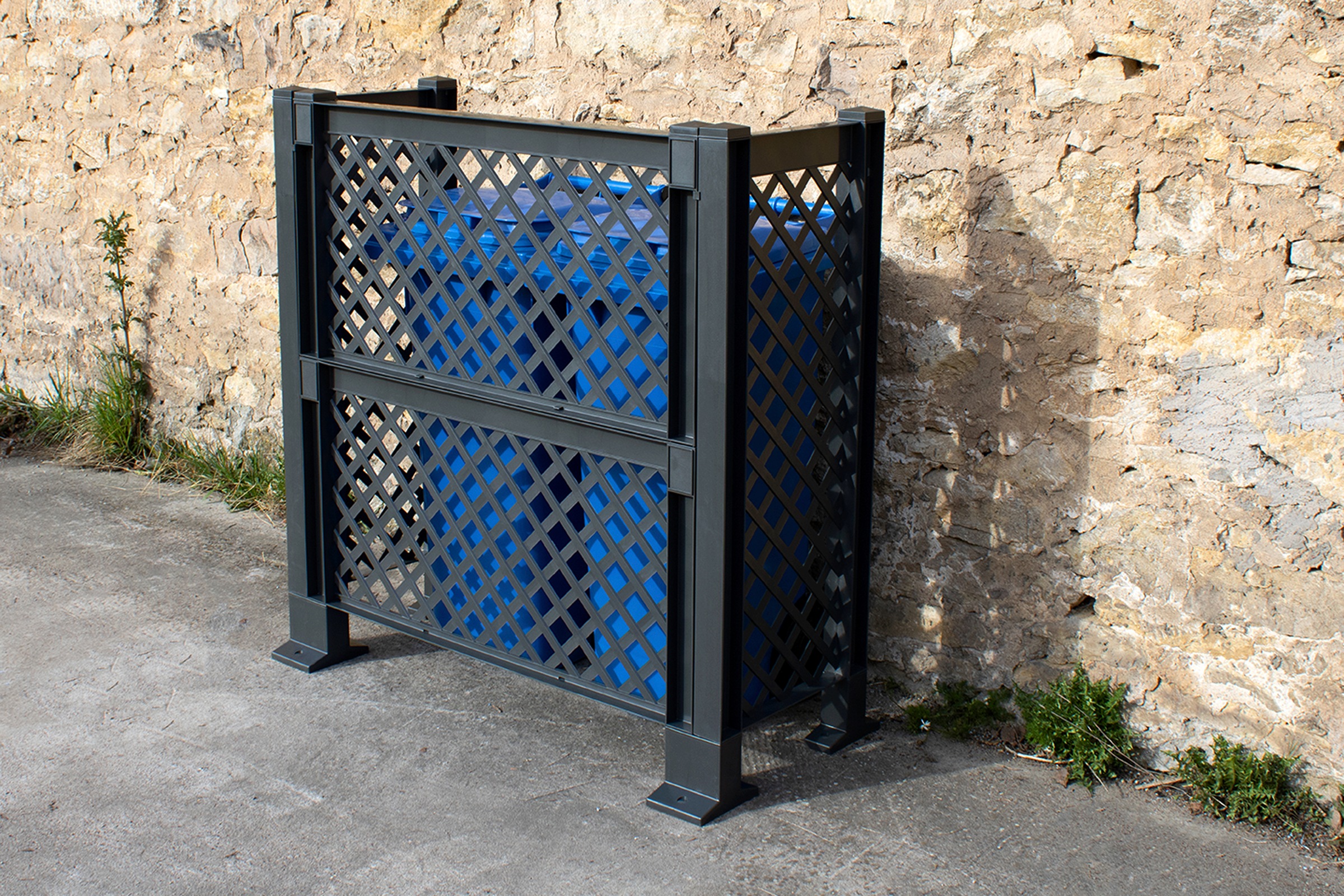 KHW Spalier Sichtschutz für Mülltonen, BxTxH: 110x49x119 cm günstig online kaufen