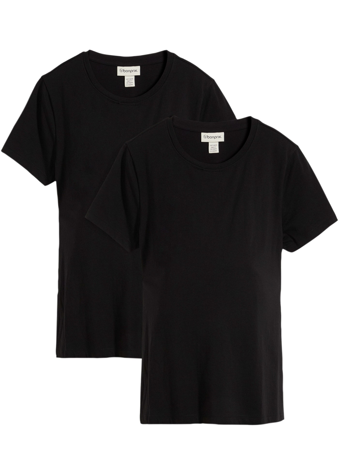 bonprix Umstandsshirt Packung, 2 lässige Passform, Kurzarm, mit Stillfunktion