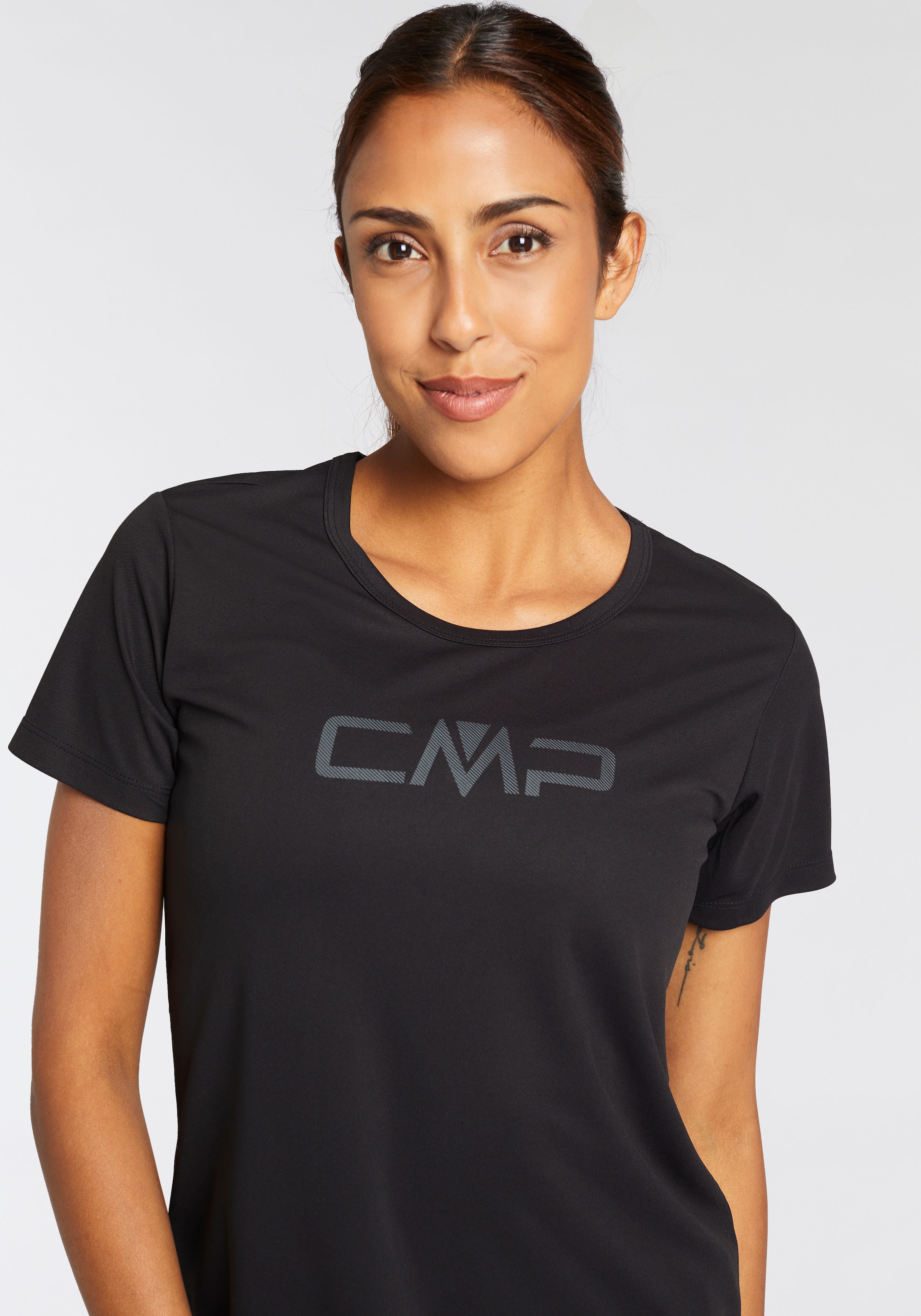 CMP T-Shirt »WOMAN CO T-SHIRT«, (1 tlg.), Schnell trocknend & Atmungsaktiv