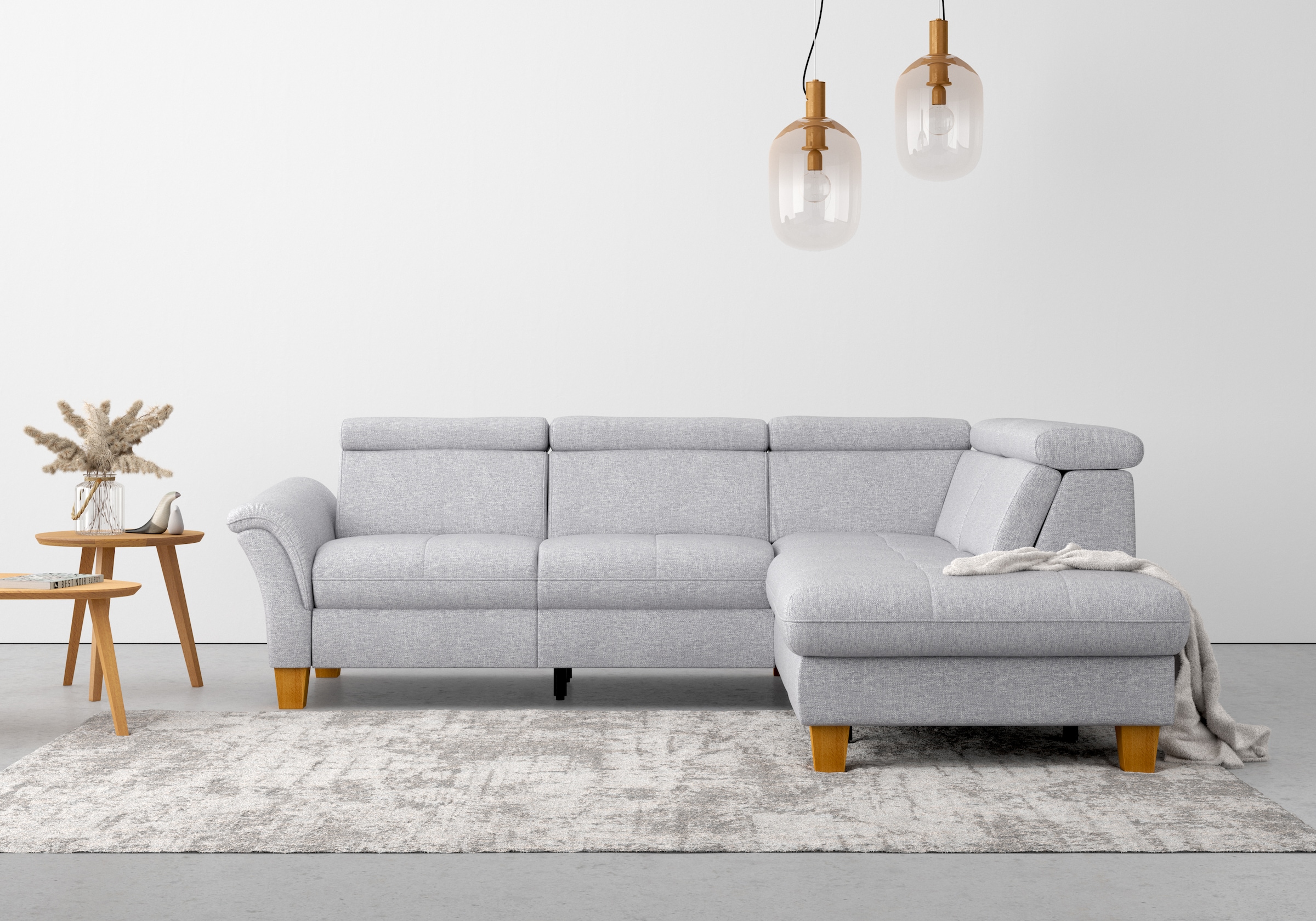 Home affaire Ecksofa »Lindgren L-Form«, wahlweise mit TV-Funktion, Stauraum und Kopfteilverstellung