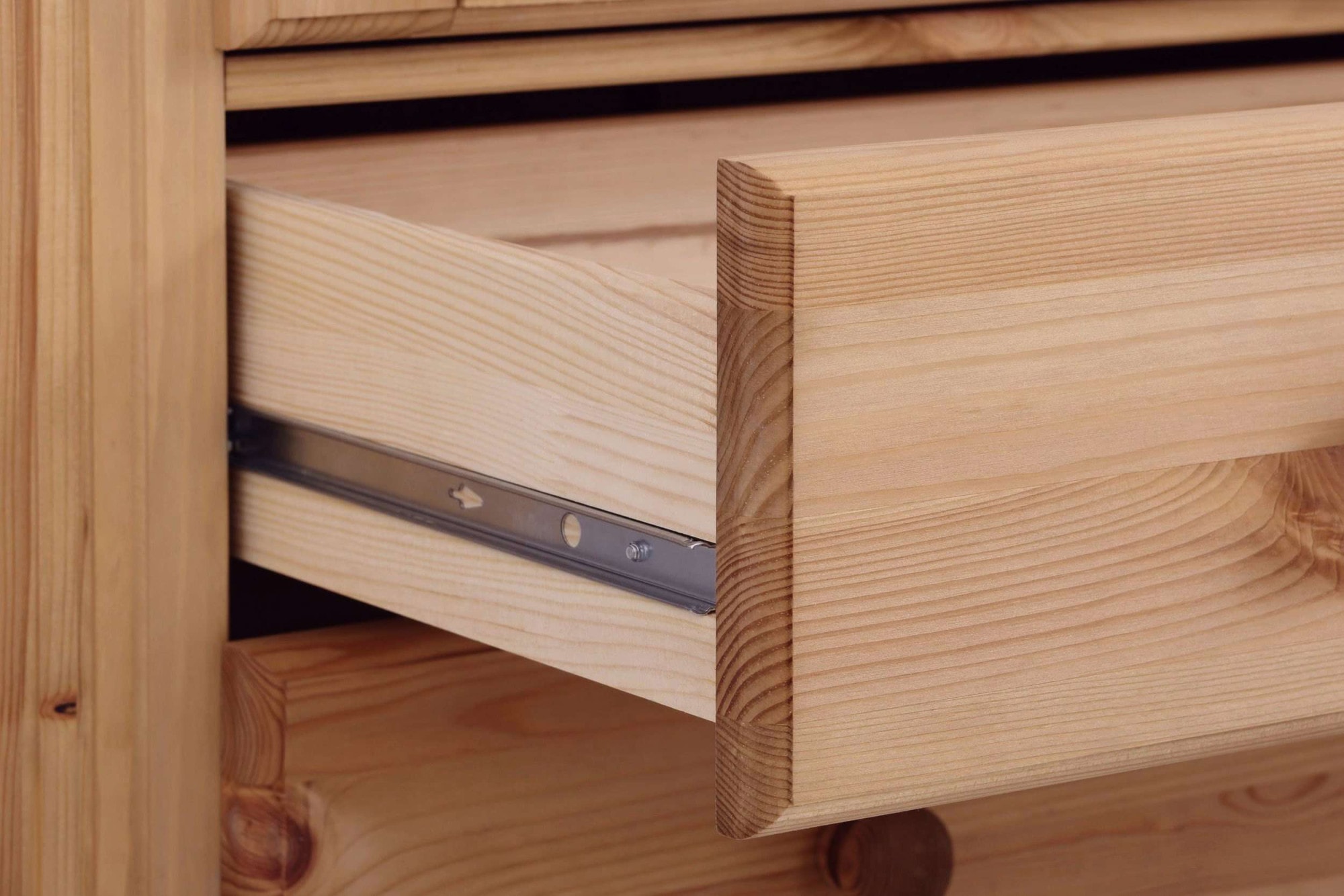 OTTO home Bücherregal »Adele, Standregal, Regal« B/T/H:,  aus massiver Kiefer, Breite 92 cm, mit 2 Schubladen, FSC®