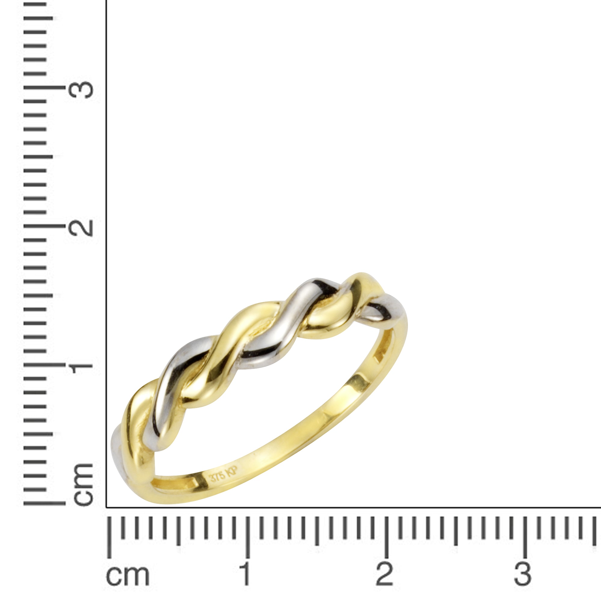 Fascination by Ellen K. Fingerring »375 Gelbgold zweifarbig geschwungen«