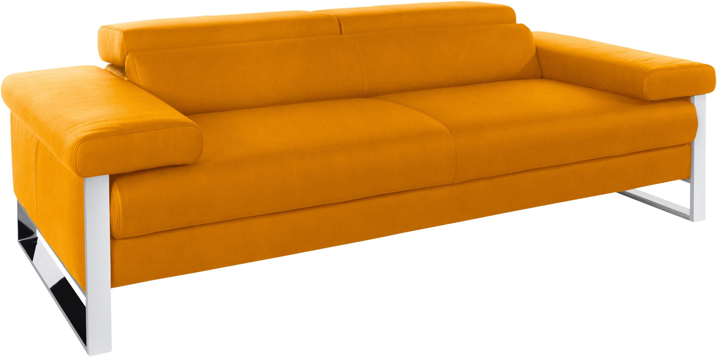 W.SCHILLIG 2-Sitzer »finn«, German Design Award 2016, Fußgestell Chrom glänzend, Breite 230 cm