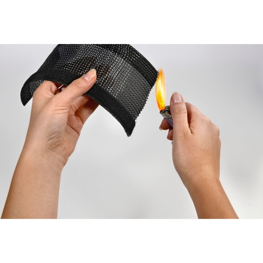 Hama Geflechtschlauch »Flexibler Kabelschlauch mit Klettverschluss, 20 - 40 mm, 1,8 m«