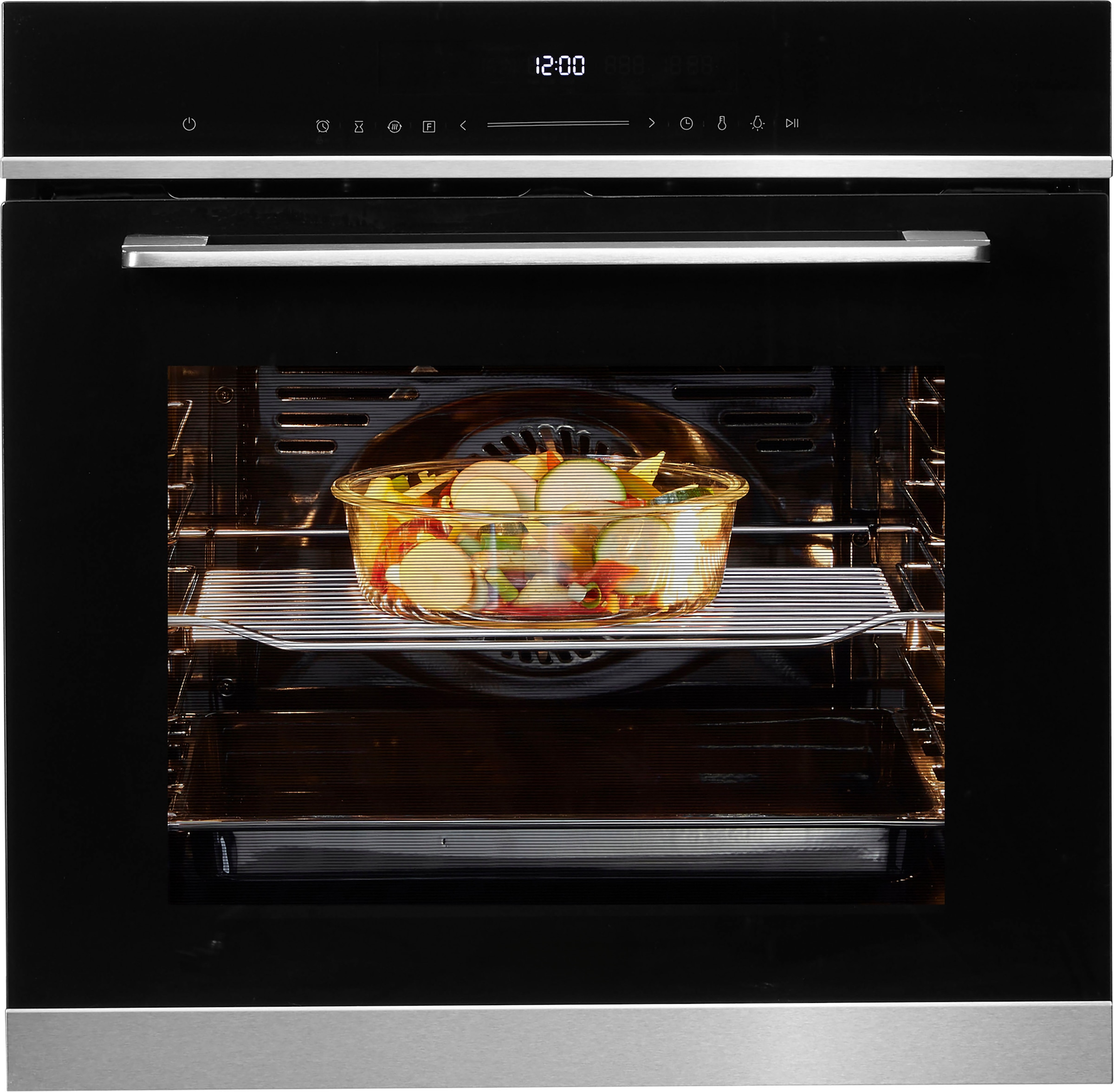 Hanseatic Einbaubackofen  »7NM30T0-E111E00«, Pizzastufe - damit die Pizza perfekt wird