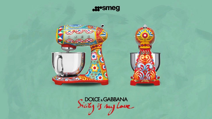 SMEG DOLCE & GABBANA Küchenmaschine »SMF03DGEU Sonderedition«, Limited Edition Dolce & Gabbana Sicily is my Love