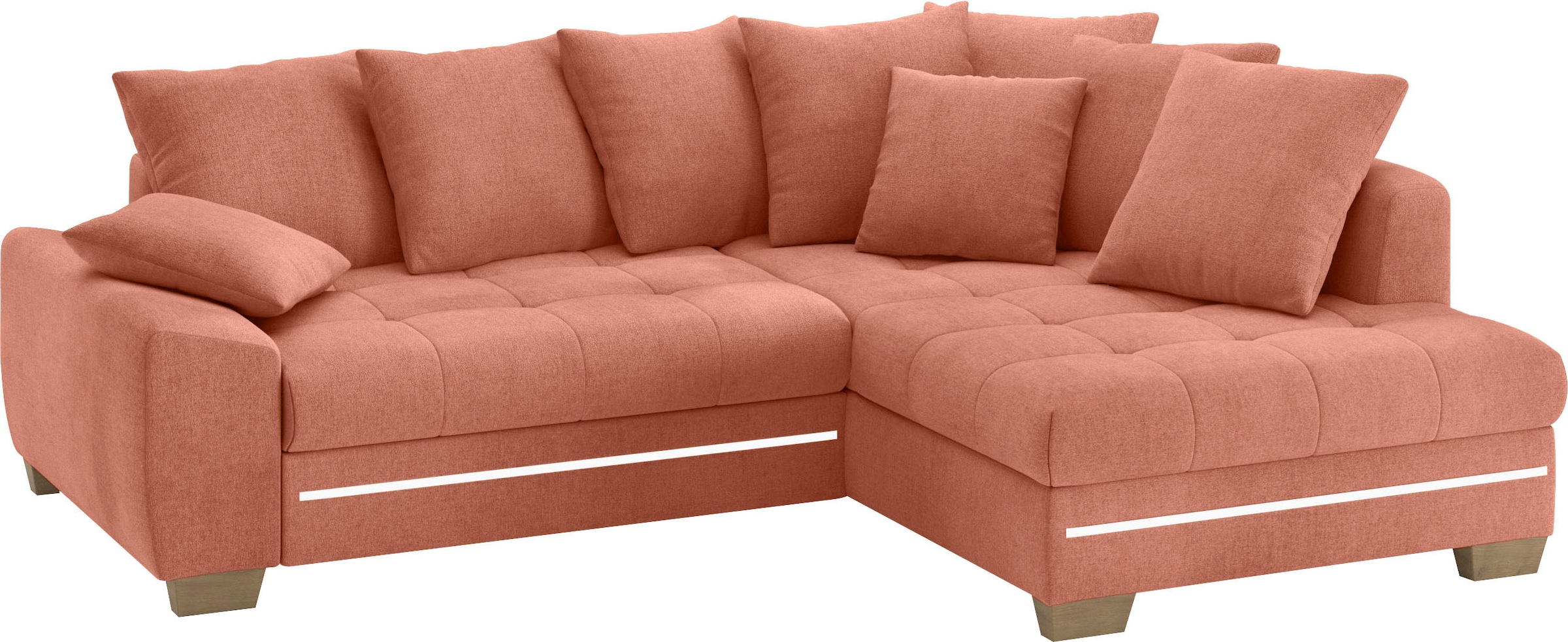 Mr. Couch Ecksofa »Nikita II, L-Form« mit RGB-LED Beleuchtung, wahlweise mi günstig online kaufen