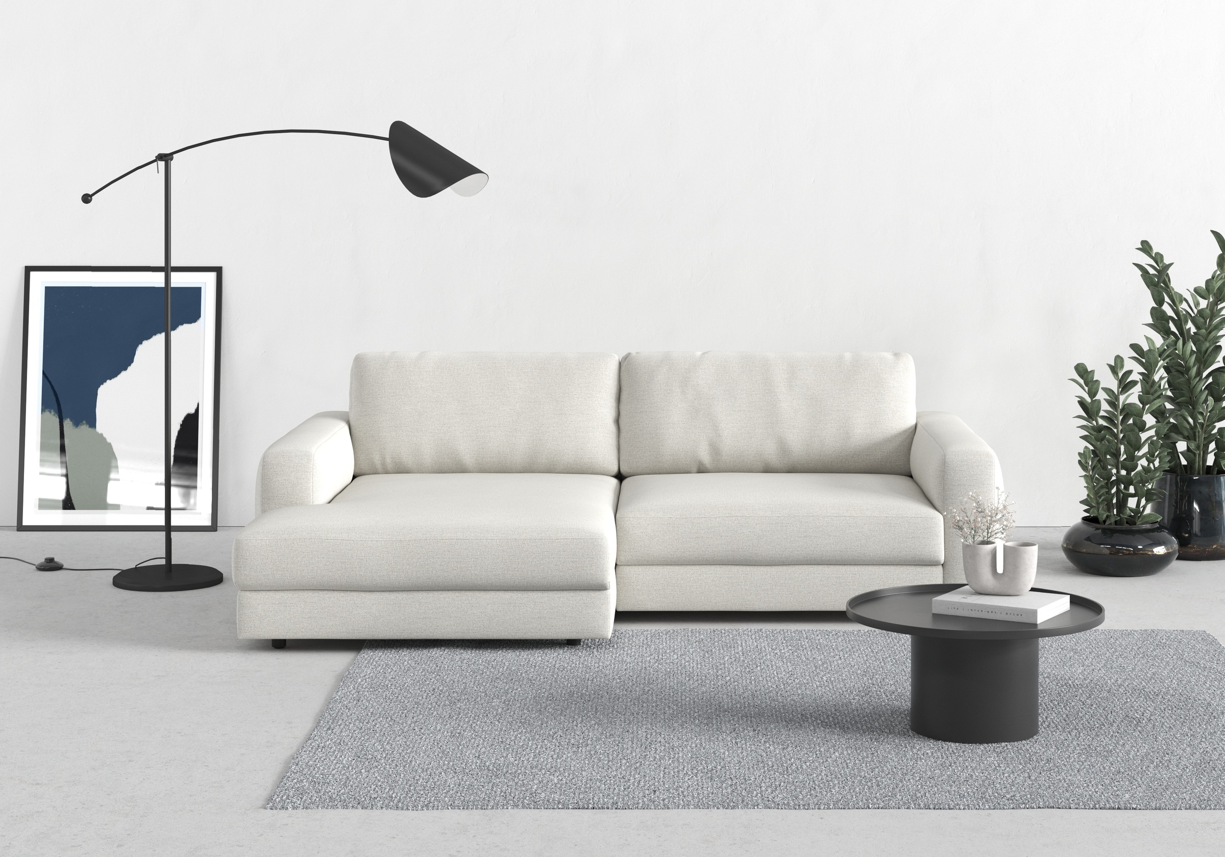 TRENDMANUFAKTUR Ecksofa »Bourbon, Designsofa mit tollem Sitzkomfort, L-Form günstig online kaufen