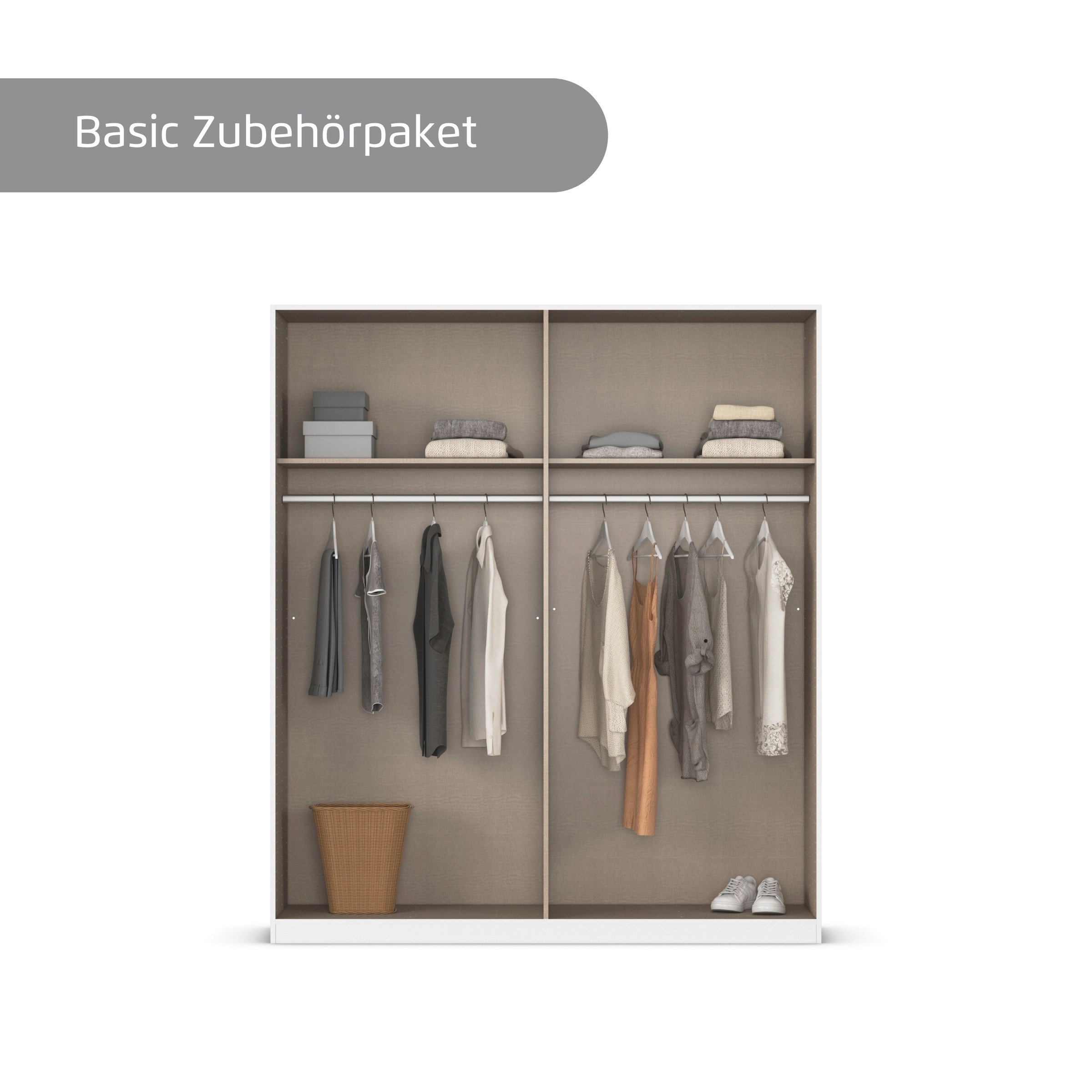 rauch Jugendzimmer-Set »Marlene«, (Set, 4 tlg., in 3 verschiedenen Ausstattungen BASIC/CLASSIC/PREMIUM), erhältlich in verschiedenen Bett- und Schrank-Breiten MADE IN GERMANY