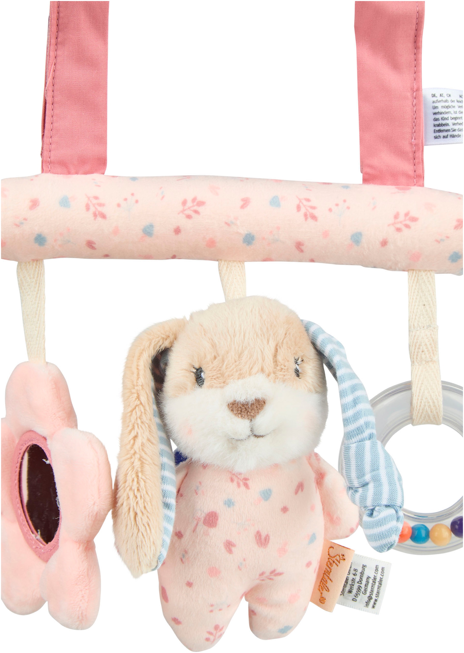 Sterntaler® Greifspielzeug »Spielzeug z. Aufhängen Hase Hanni«