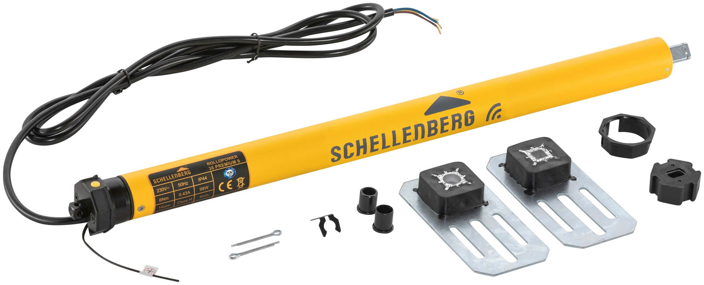 SCHELLENBERG Rollladenmotor »Premium, Rohrmotor mit Funk Endlageneinstellung«, geeignet für 40 mm Rollladenwellen, Mini, 6 Nm, Zugkraft 15 kg
