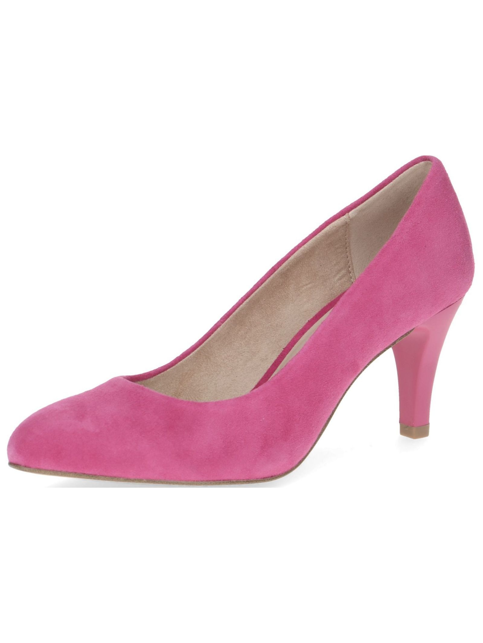 CAPRICE Pumps »Pumps Veloursleder« Fuchsia 39 39 Verschluss: Schlupfschuh
