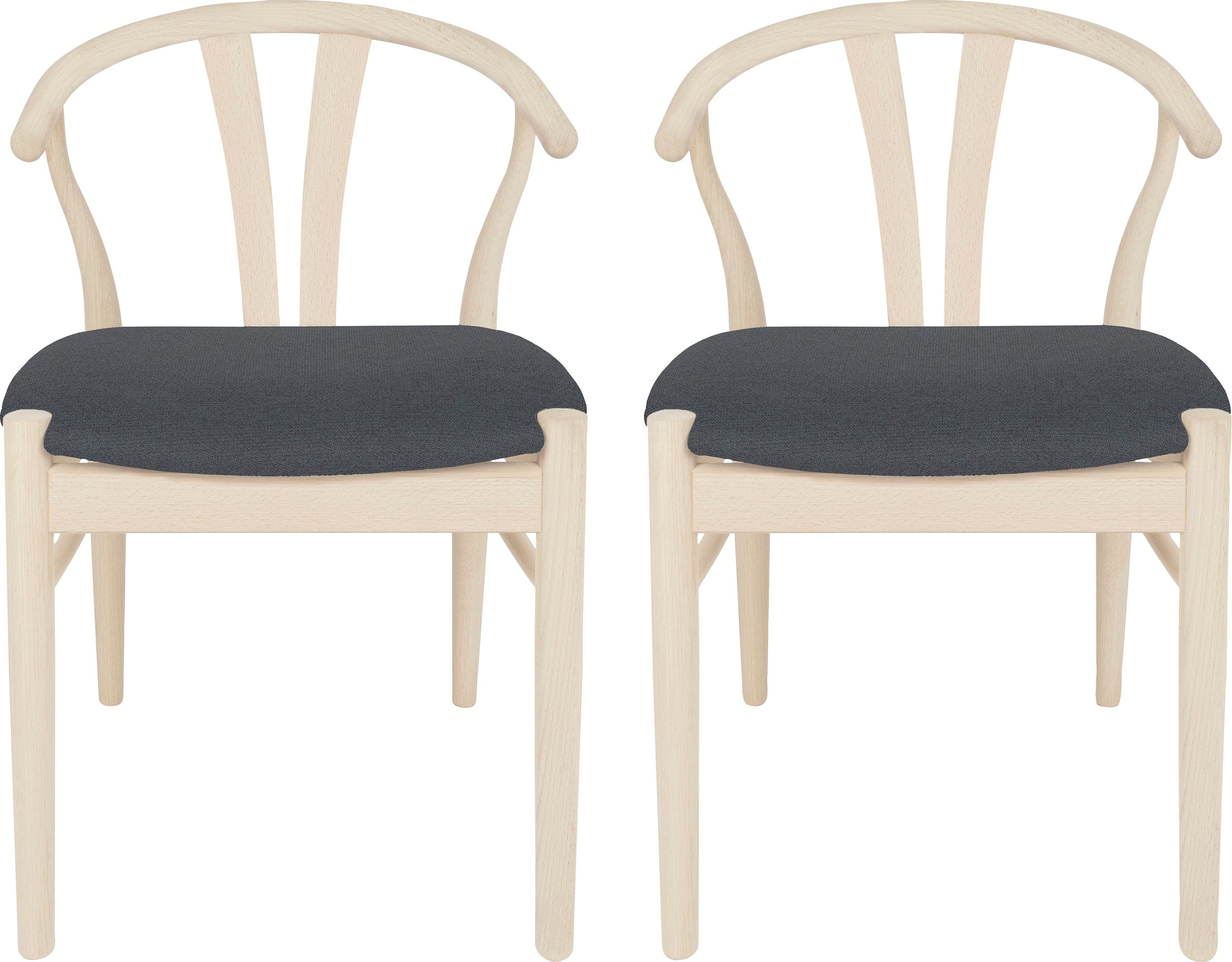 Hammel Furniture Holzstuhl »Findahl by Hammel Frida« (Set) 2 Stk. Stoff Mas günstig online kaufen