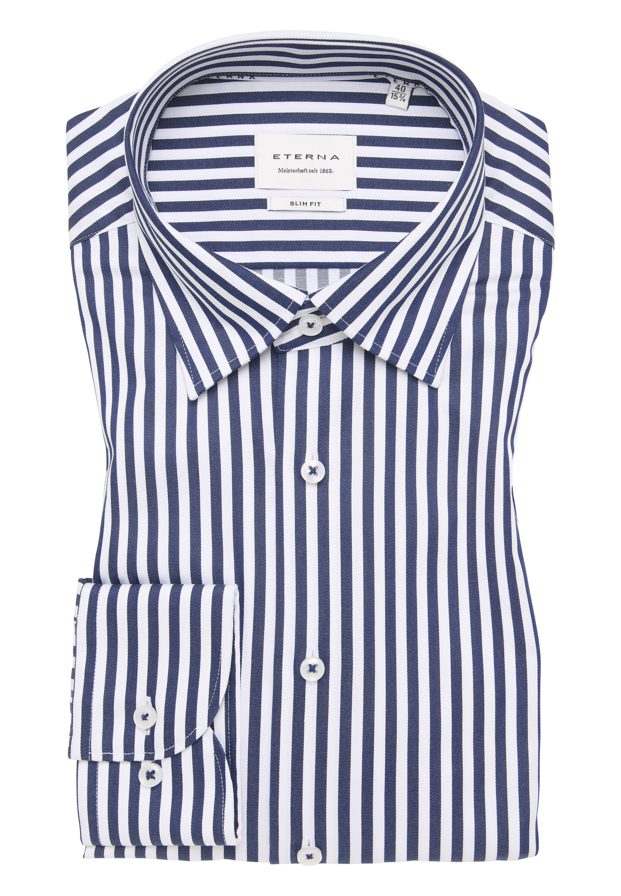 Eterna Langarmhemd »SLIM FIT«, NON IRON (bügelfrei)