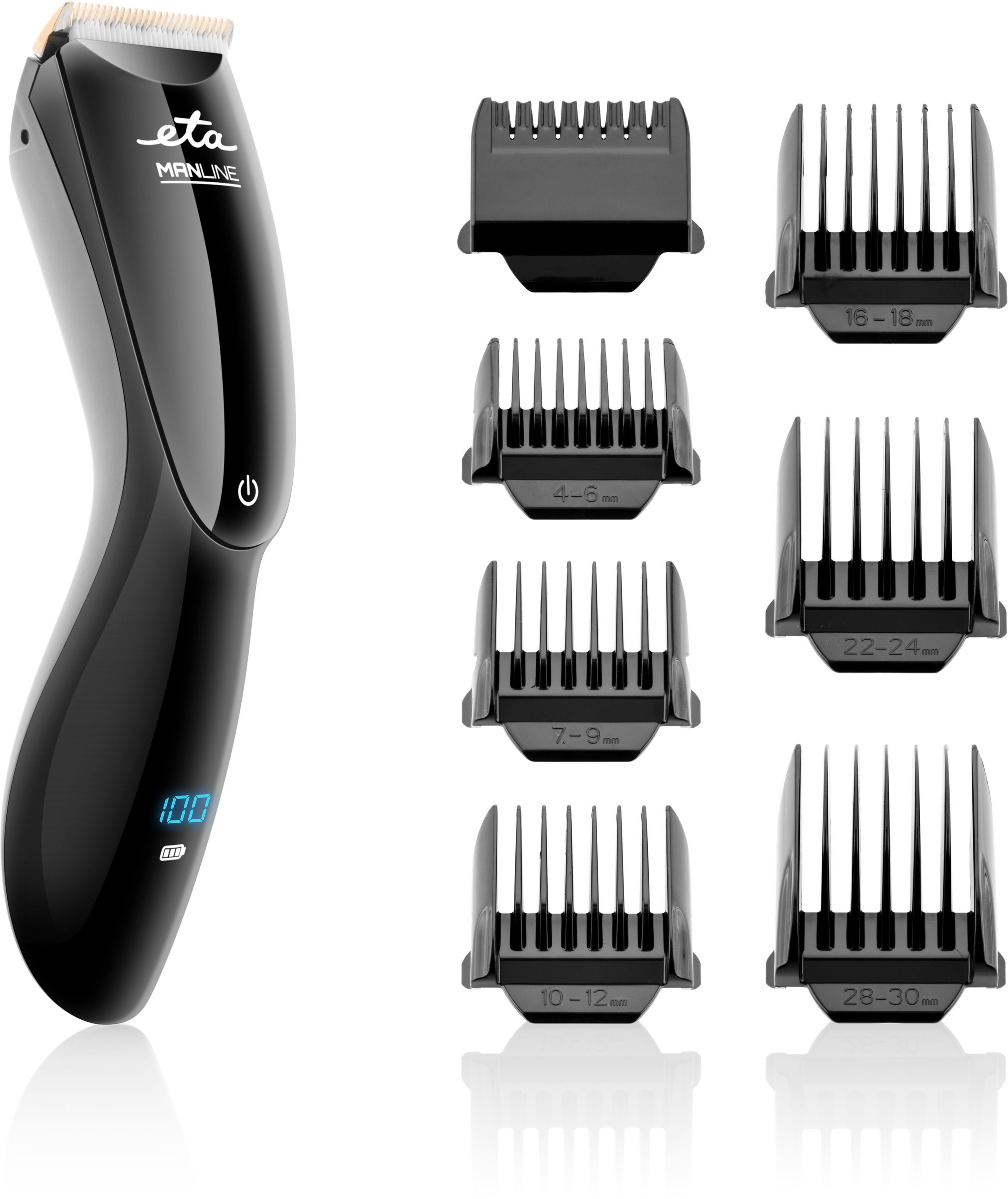 eta Haar- und Bartschneider »ELIOT ETA834290000«, 6 Aufsätze, LED-Display, Li-ion... kaufen