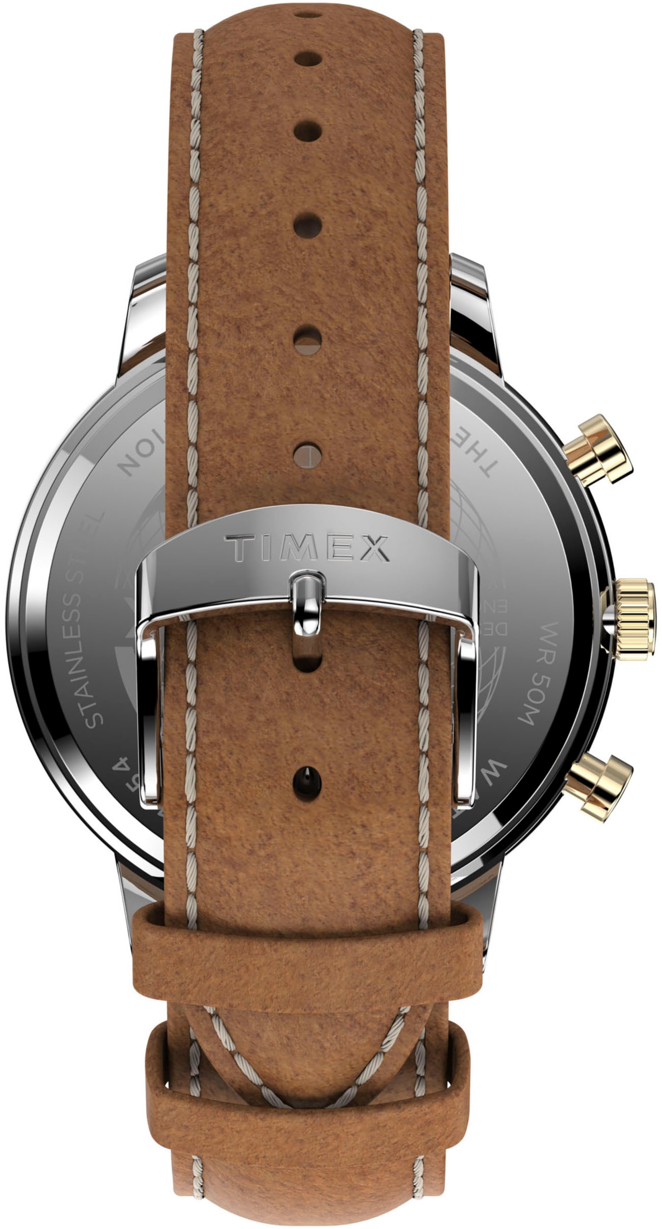 Timex Chronograph »CHICAGO« Quarzuhr, Armbanduhr, Herren, Datum, Stoppfunktion, 12/24-Std.-Anzeige