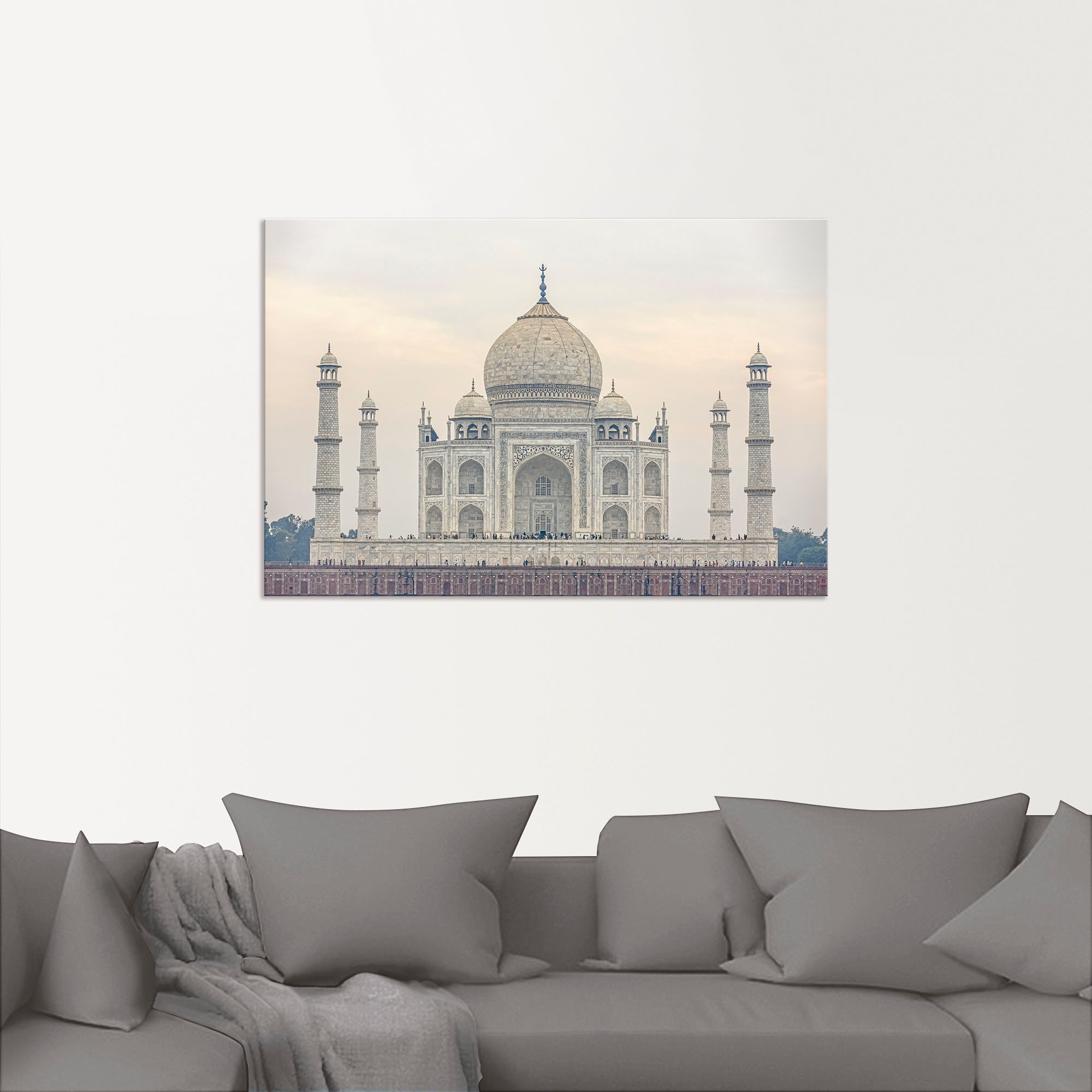 Artland Wandbild »Taj Mahal« Gebäude 1 Stk. tlg. als Alubild, Outdoorbild, günstig online kaufen