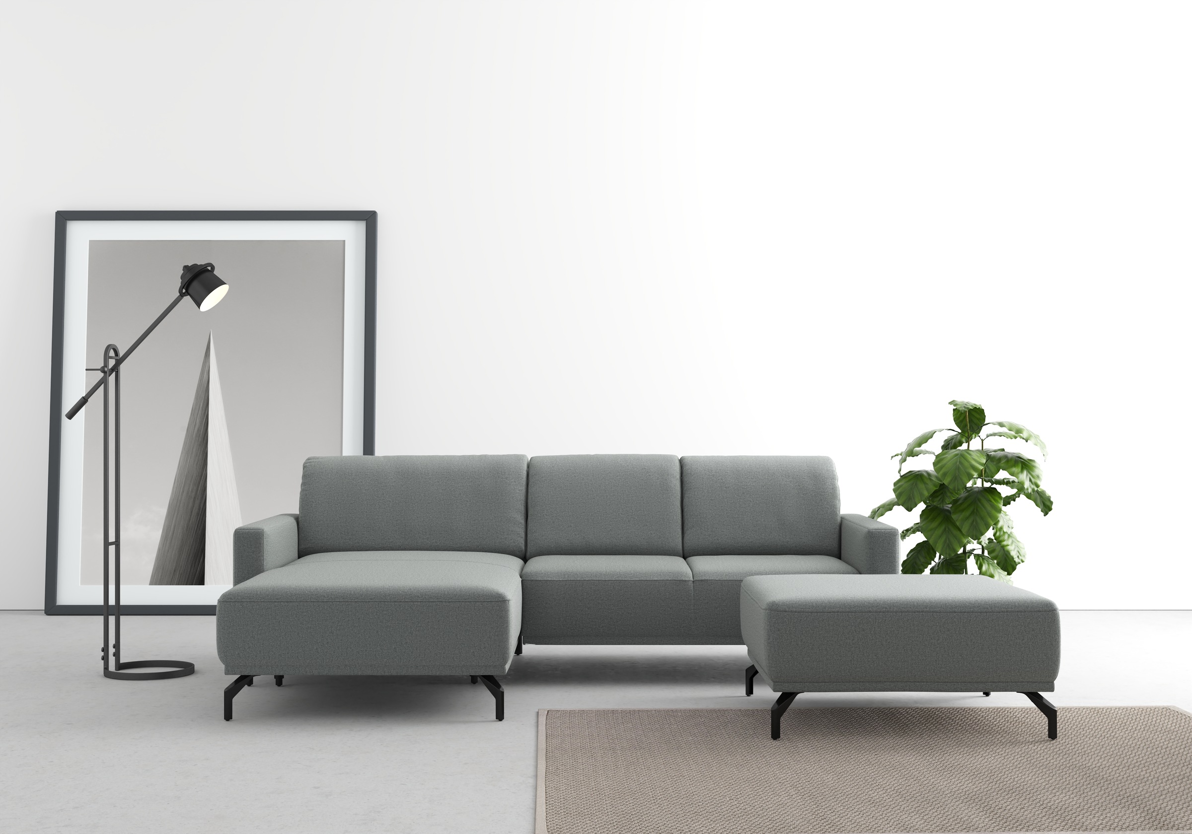 sit&more Ecksofa »Bailando L-Form«, wahlweise mit Kopfteilverstellung und V günstig online kaufen