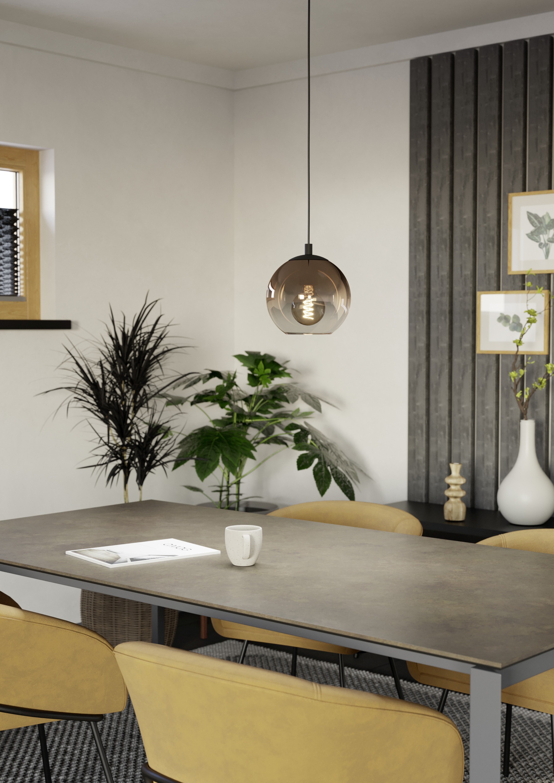 EGLO Hängeleuchte »ARISCANI 1 Pendellampe - Stahl - E27 - 1X60W - IP20« E27 günstig online kaufen