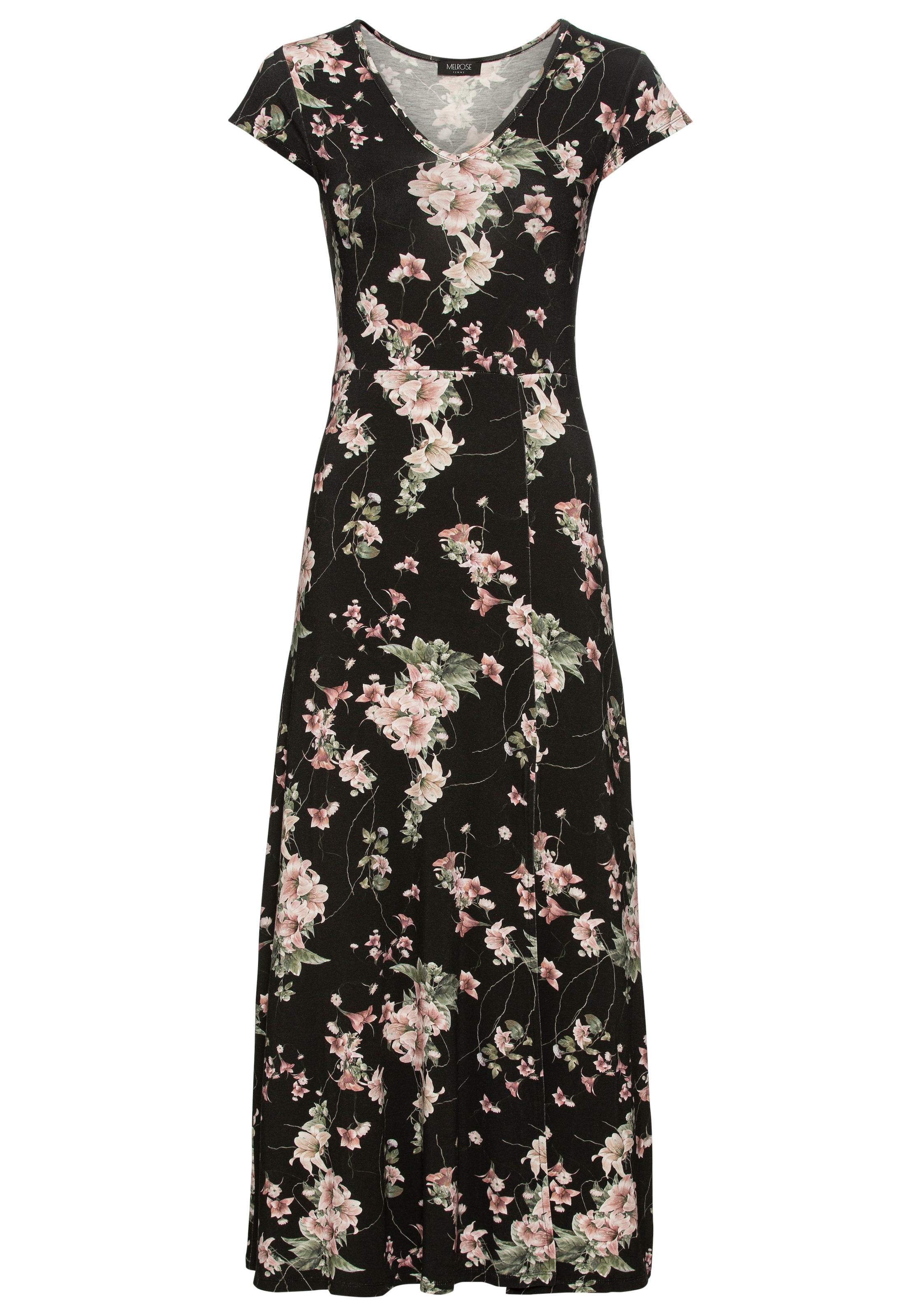 Melrose Maxikleid, festliche Anlässe, femininer Stil, aus elastischer Viskosemischung