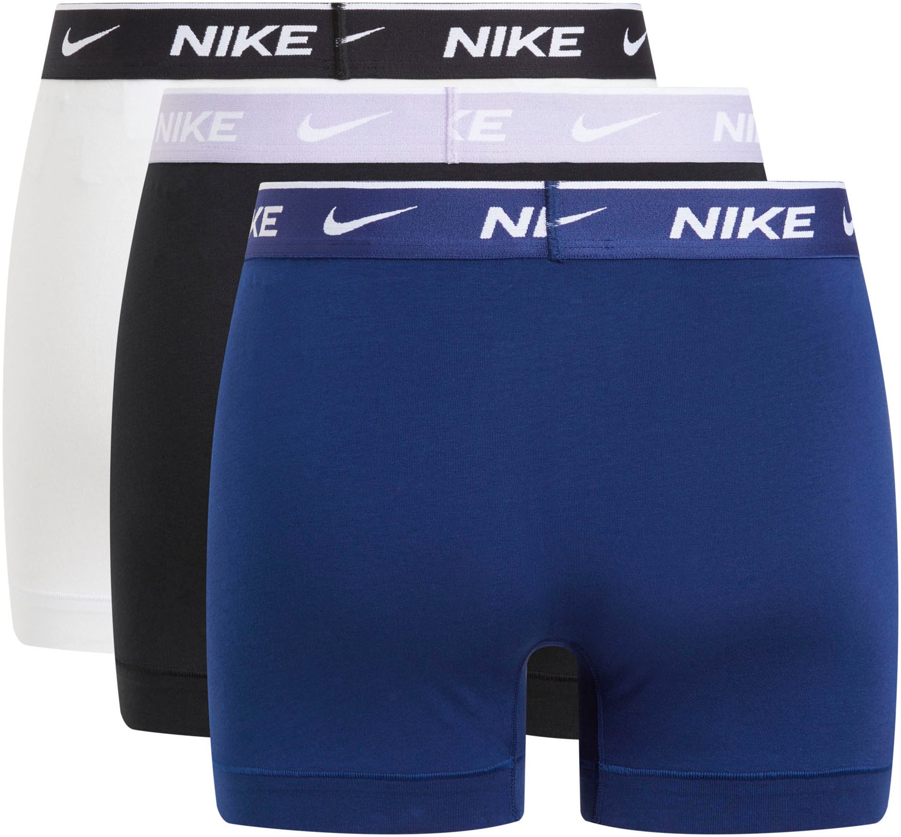 NIKE Underwear Trunk »TRUNK 3PK«, (Packung, 3 St., 3er), mit farbigem NIKE Logo-Elastikbund