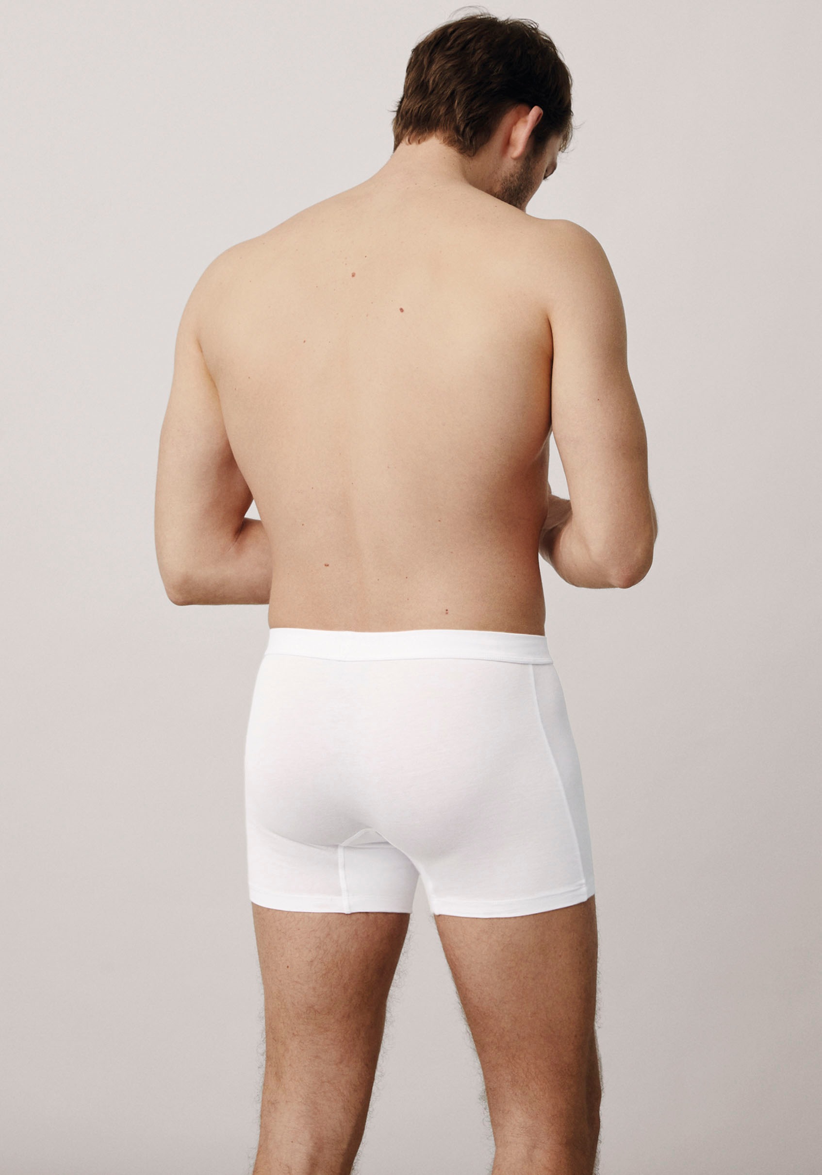 YSABEL MORA Boxershorts »BASIC COLLECTION COTTON«, (3er Pack), mit praktischem Eingriff im Schritt