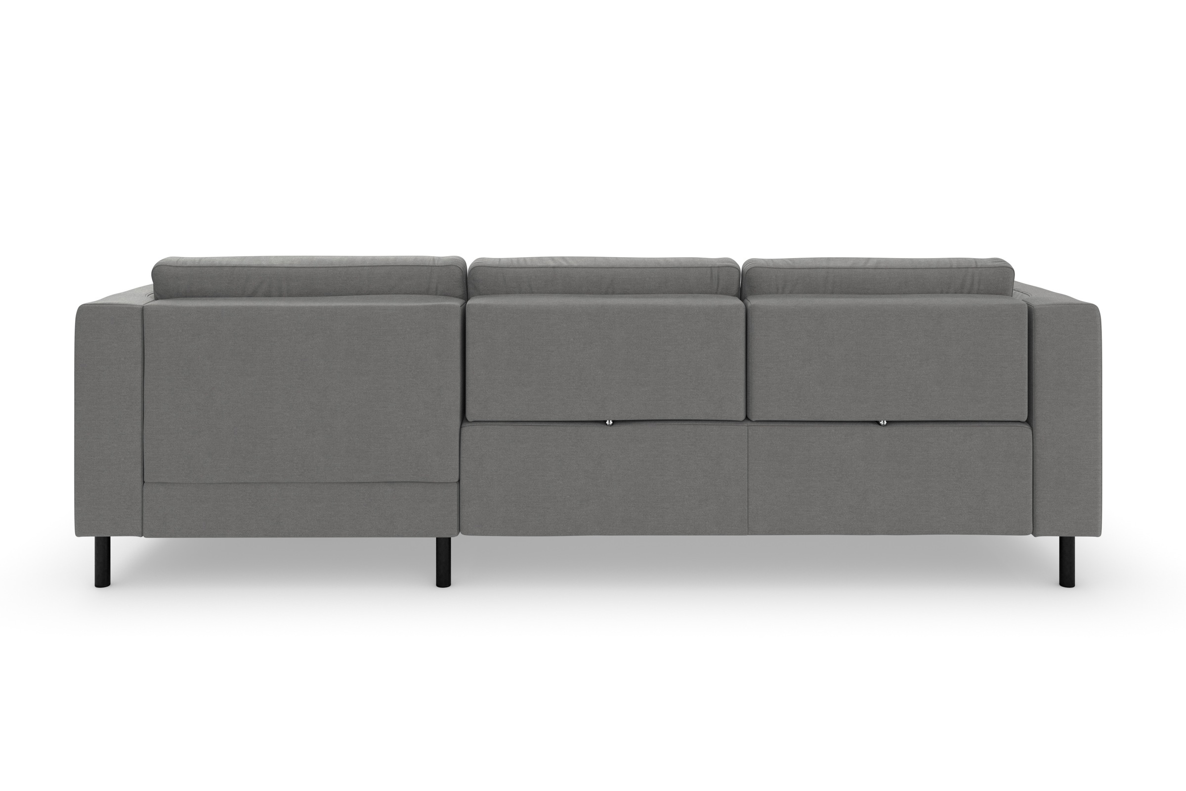 sit&more Ecksofa »Olsen L-Form«, inklusive Sitztiefenverstellung, wahlweise mit Bettfunktion, 15cm hoch