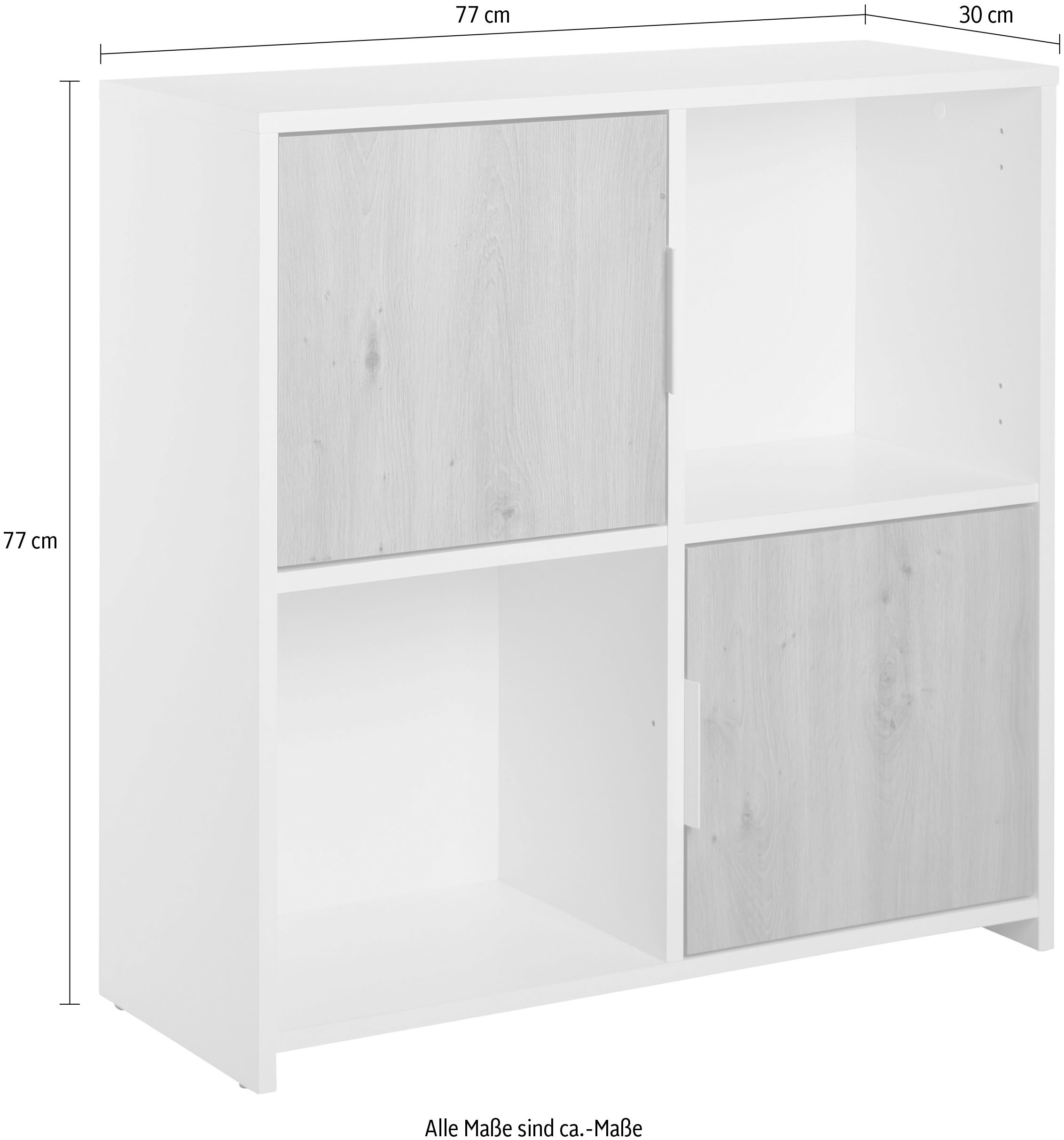 Inter Link Kommode »Kommode Pepeto« 1 Stk. tlg. Modular, individuelle Gestaltung, BxTxH: ca. 77 x 30 x 77 cm