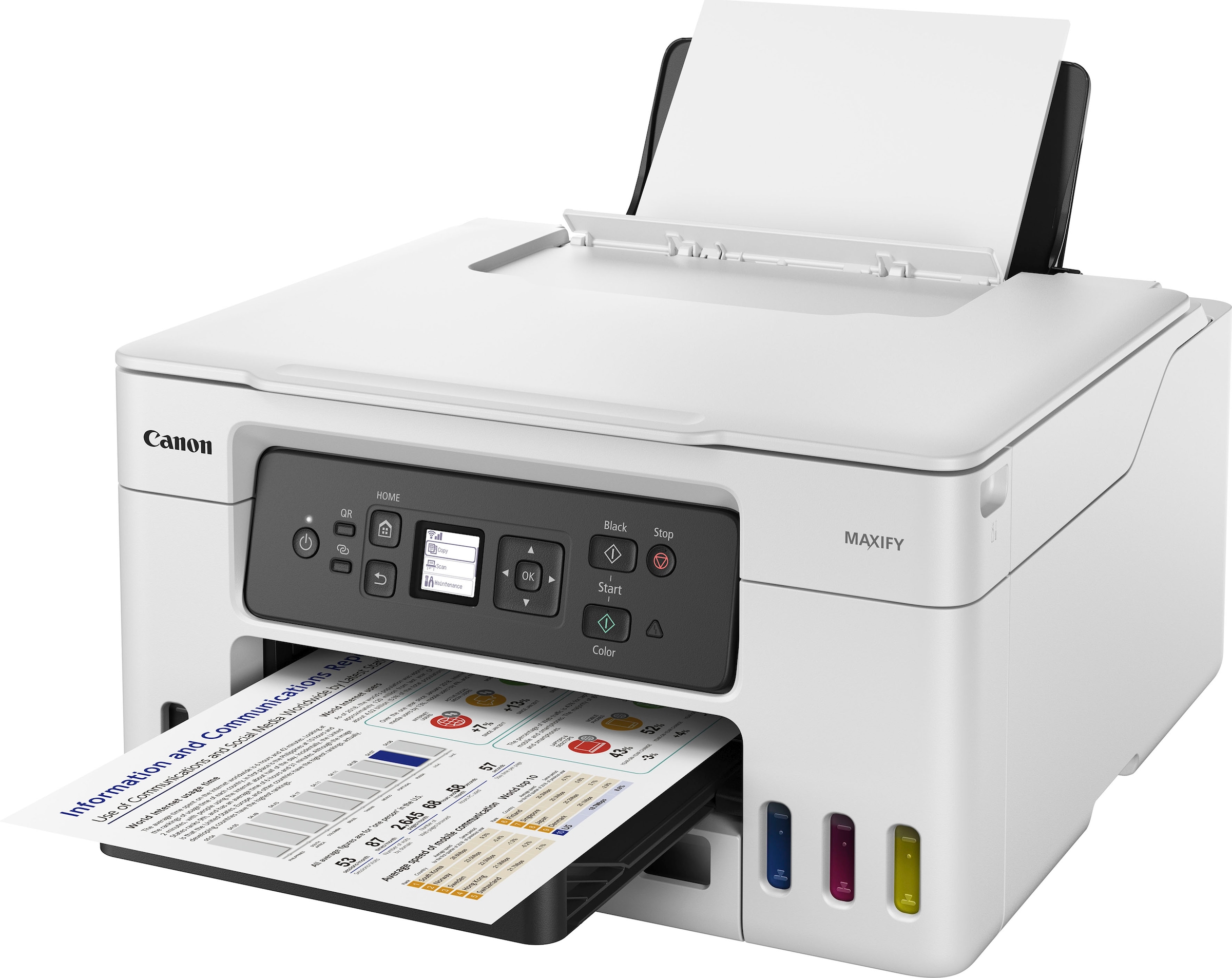 Canon Multifunktionsdrucker »MAXIFY GX3050«, Tintentank Drucker für bis zu 14.000 Ausdrucke