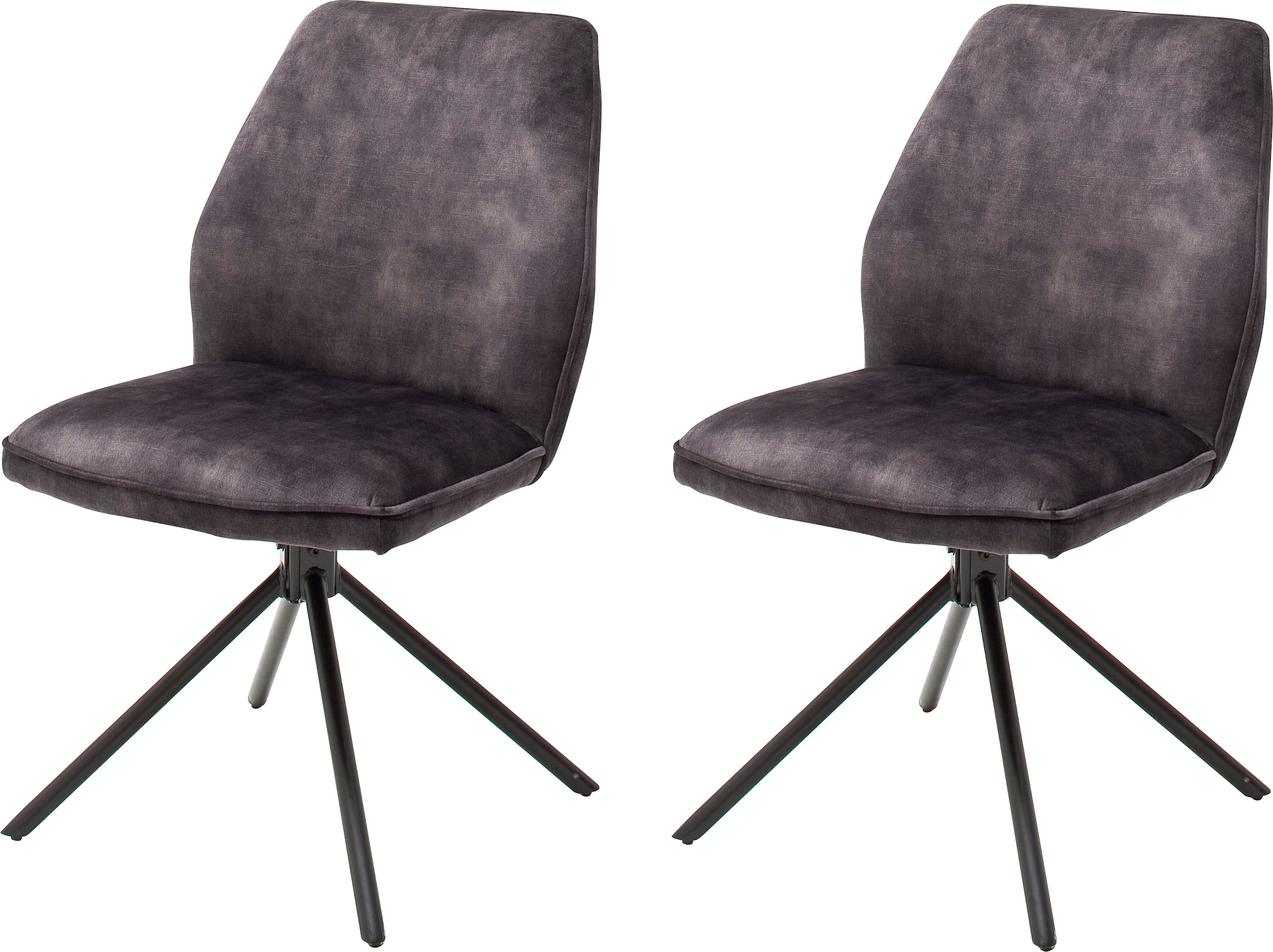 MCA furniture Esszimmerstuhl »Ottawa« (Set) 2 Stk.Vintage Veloursoptik mit günstig online kaufen