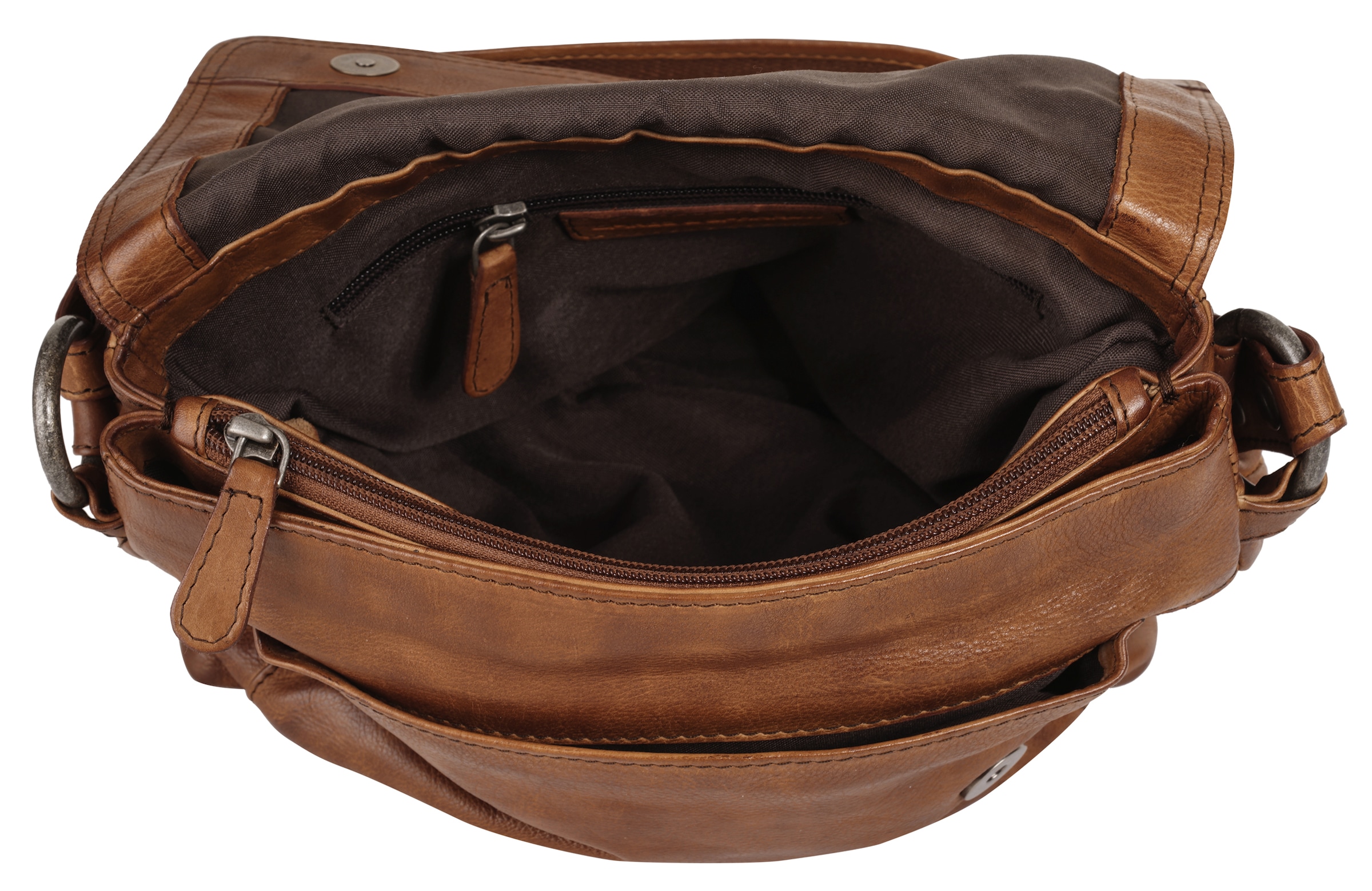 Spikes & Sparrow Umhängetasche echt Leder