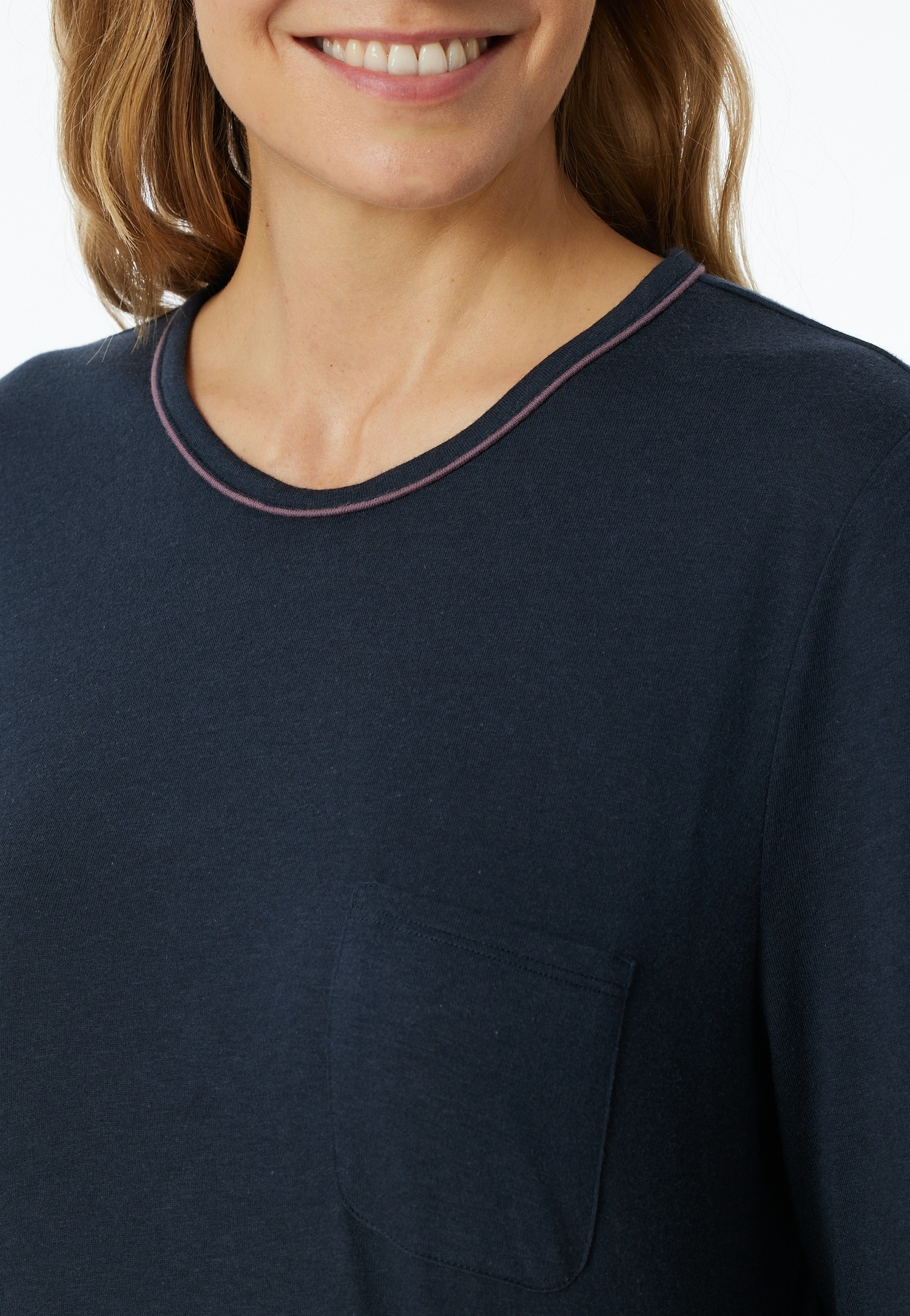 Schiesser Schlafanzug »Comfort Nightwear«, (2 tlg.), mit cooler Muster-Hose