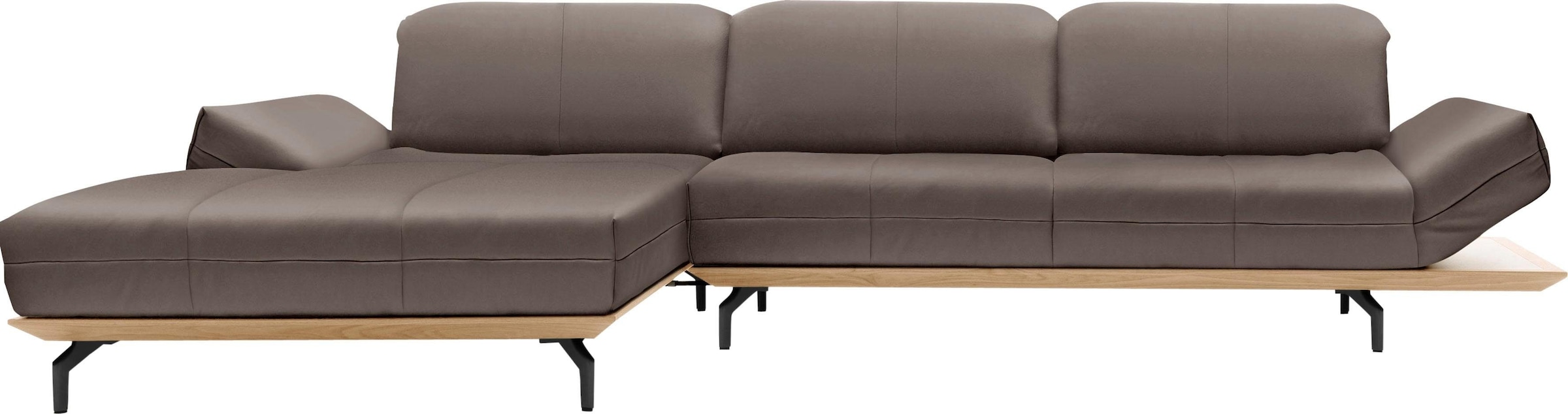 hülsta sofa Ecksofa in online Breite Natur 313 cm »hs.420«, Holzrahmen Qualitäten, Nußbaum, oder Eiche bestellen 2 in