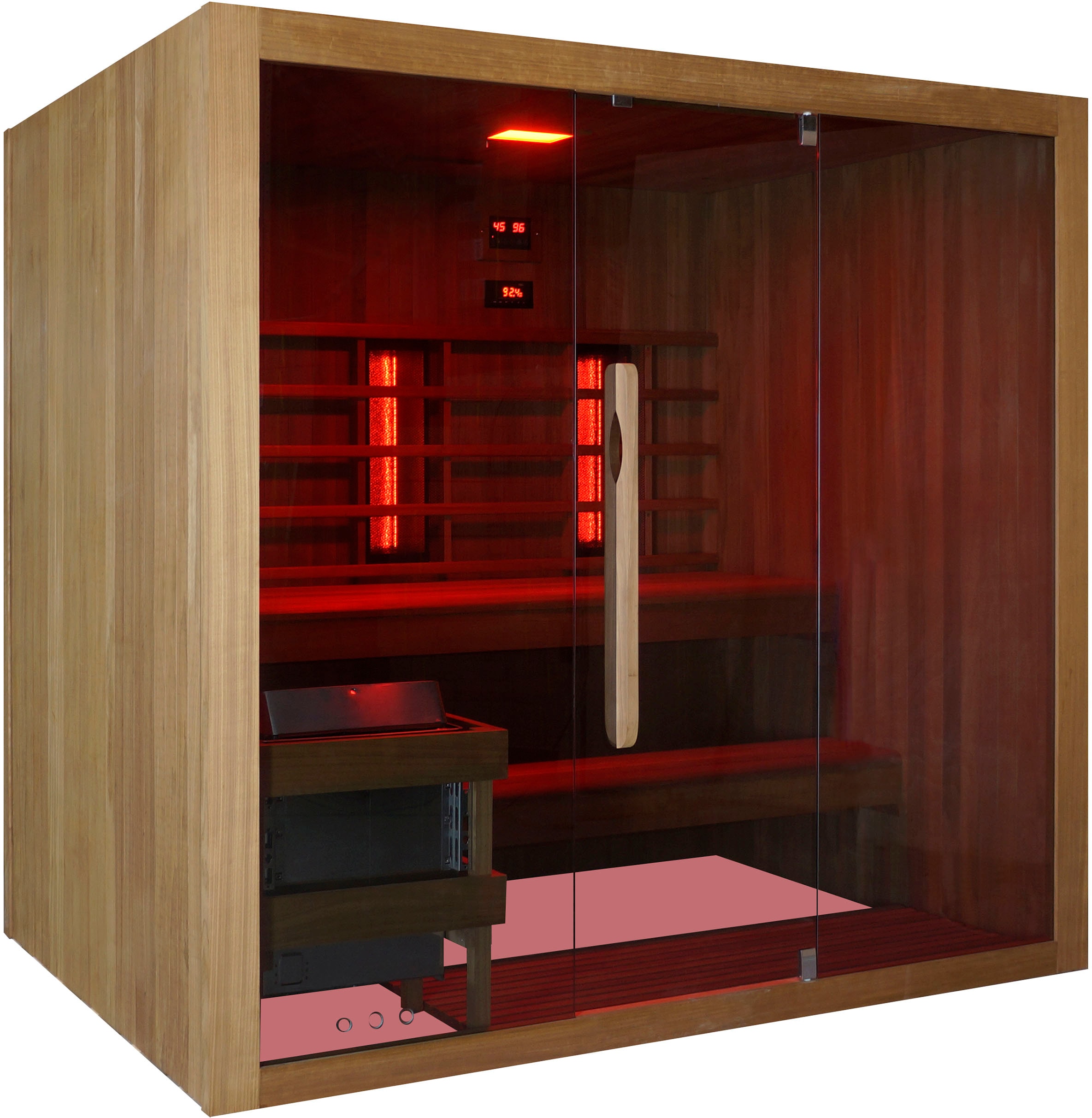 Sanotechnik Sauna »»KOTKA« mit Infrarotkabine«, geeignet für 5 Personen, Es günstig online kaufen