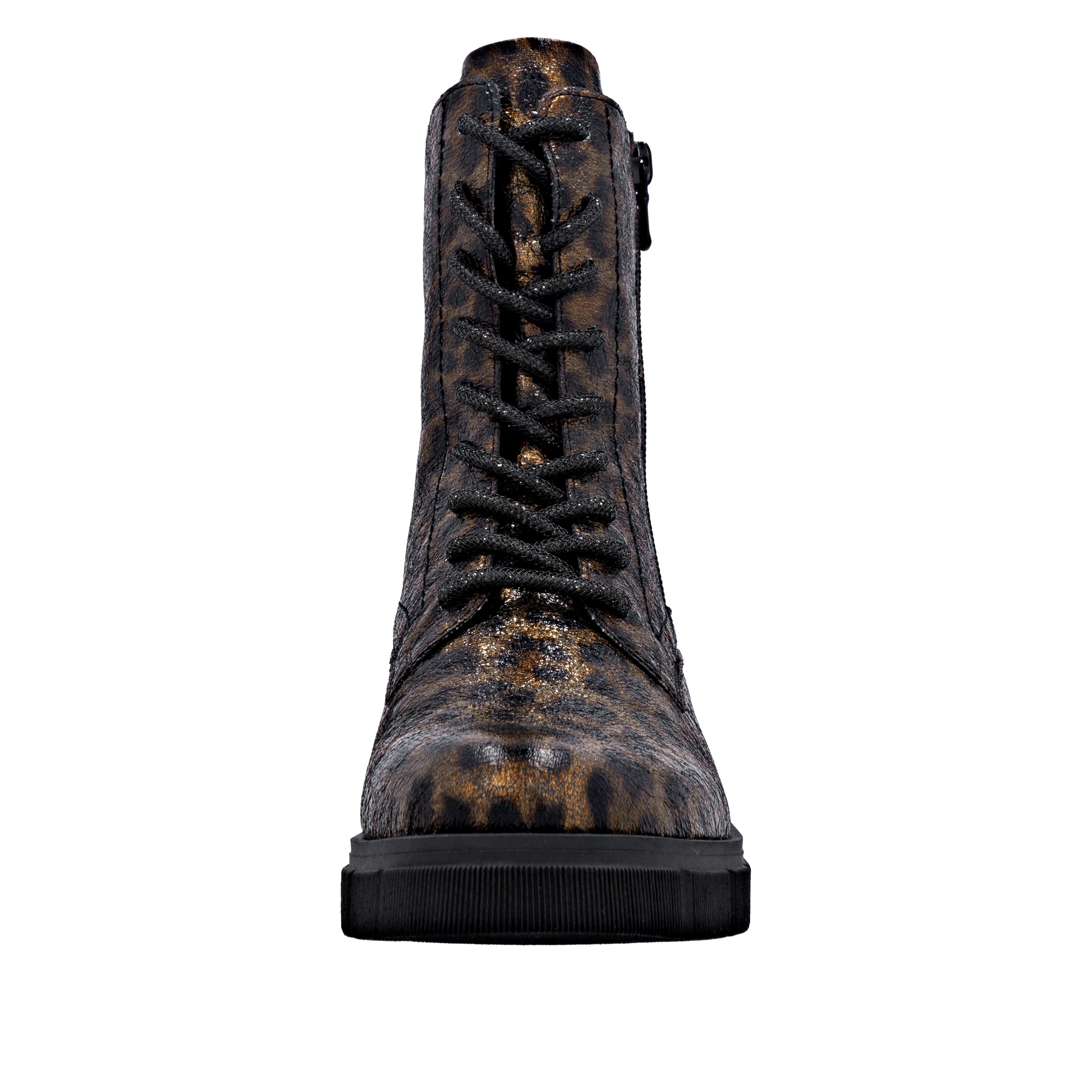 Remonte Schnürstiefelette, Schnürboots, Stiefelette, Profilsohle, mit Glitzer-Schnürsenkel