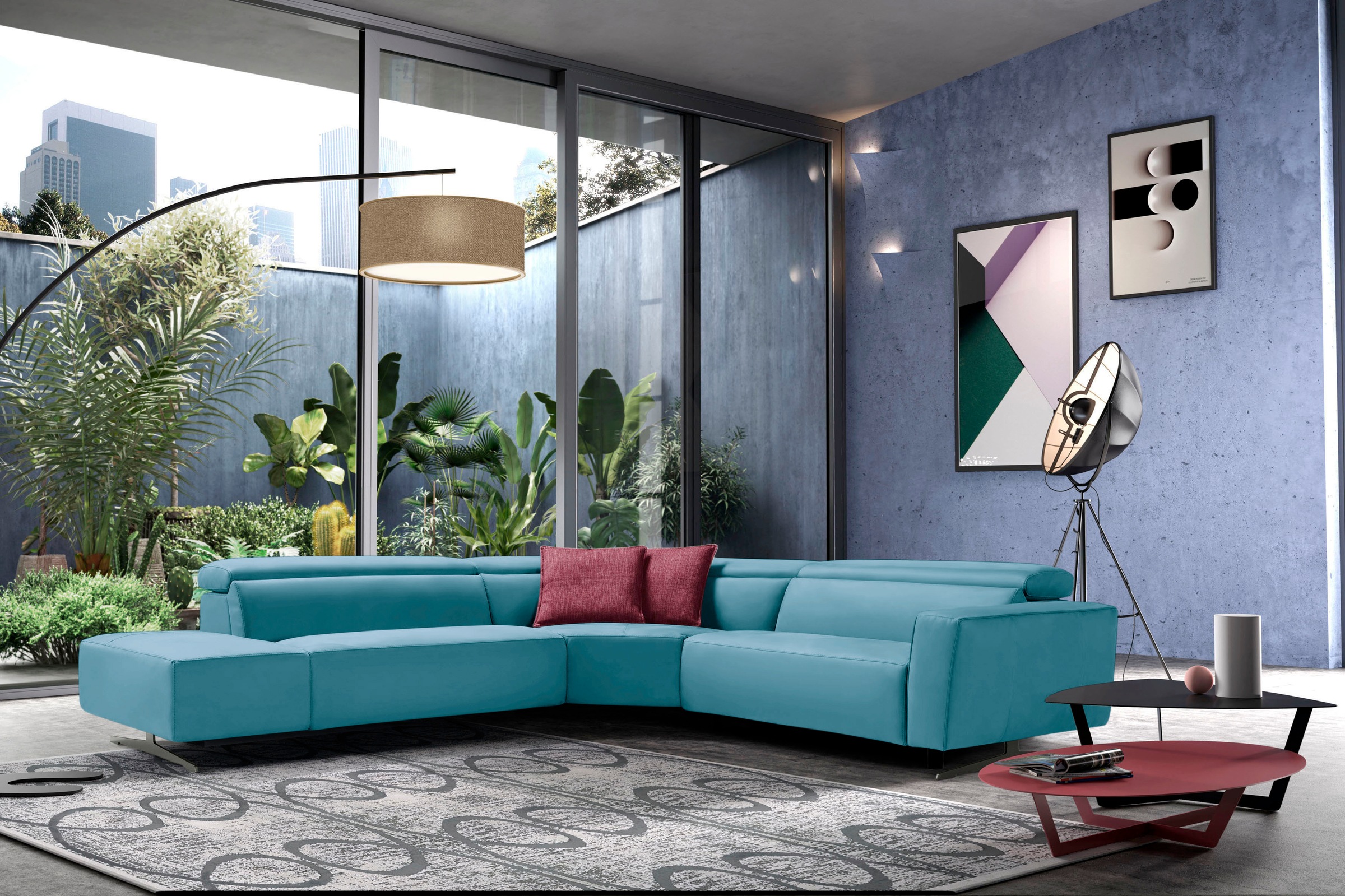 Egoitaliano Ecksofa »Stefanie-e, Designsofa der Extraklasse, bequem mit hoh günstig online kaufen