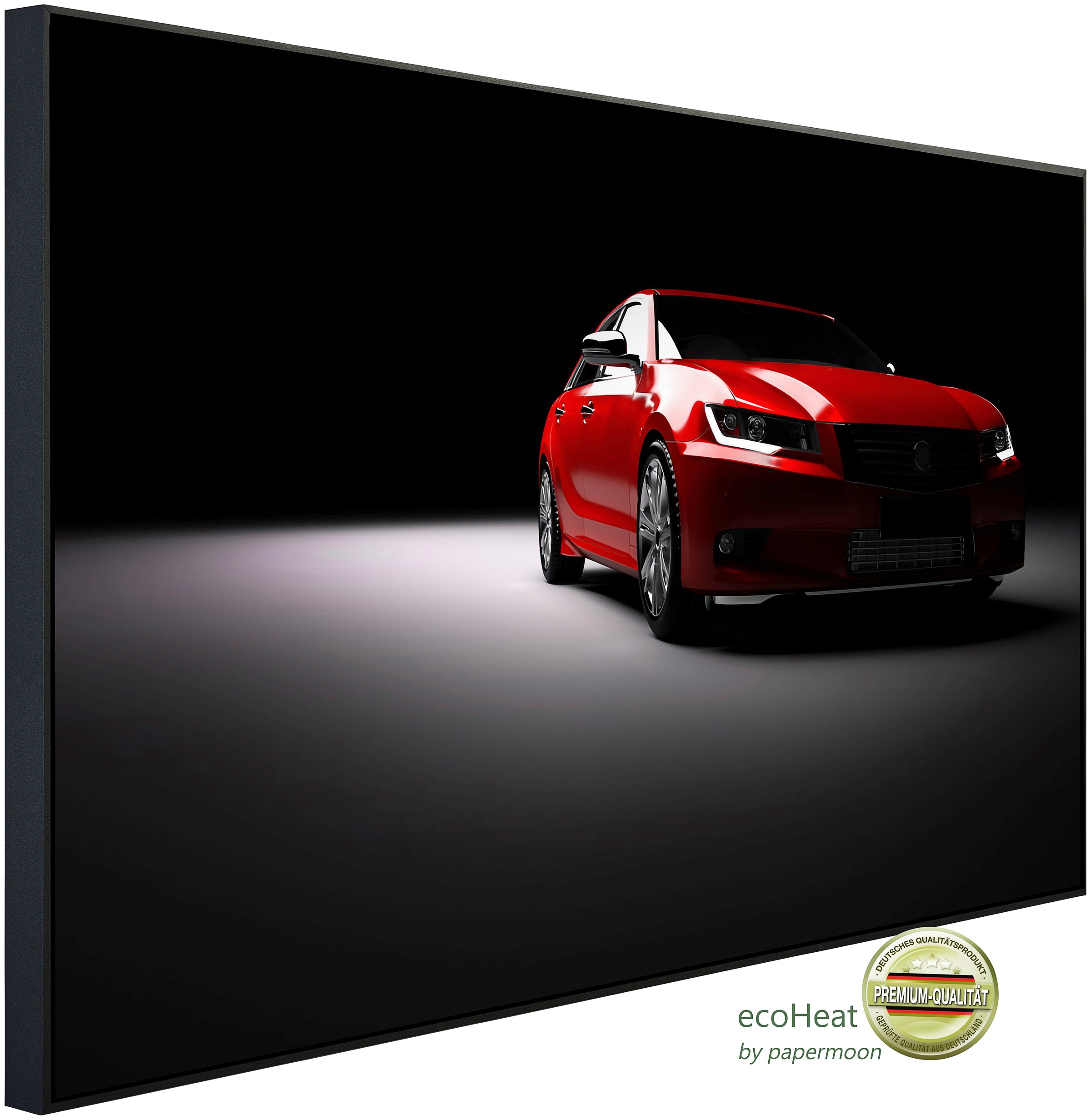 Papermoon Infrarotheizung »Rotes Auto im Rampenlicht«, sehr angenehme Strah günstig online kaufen