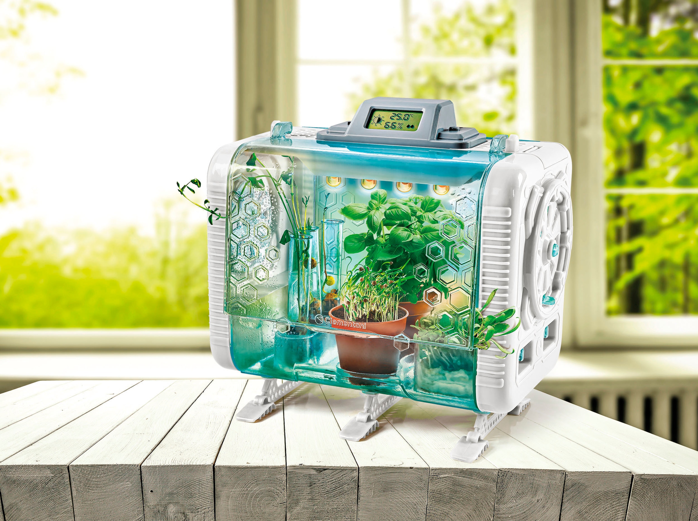 Clementoni® Experimentierkasten »Galileo Lab, High Tech Gewächshaus«