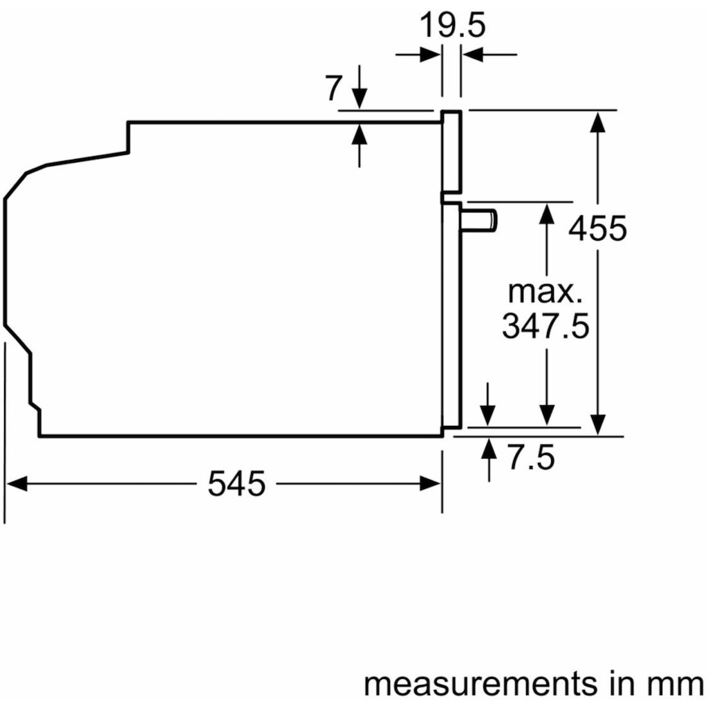 BOSCH Einbau-Mikrowelle »CFA634GS1«, Mikrowelle, 900 W